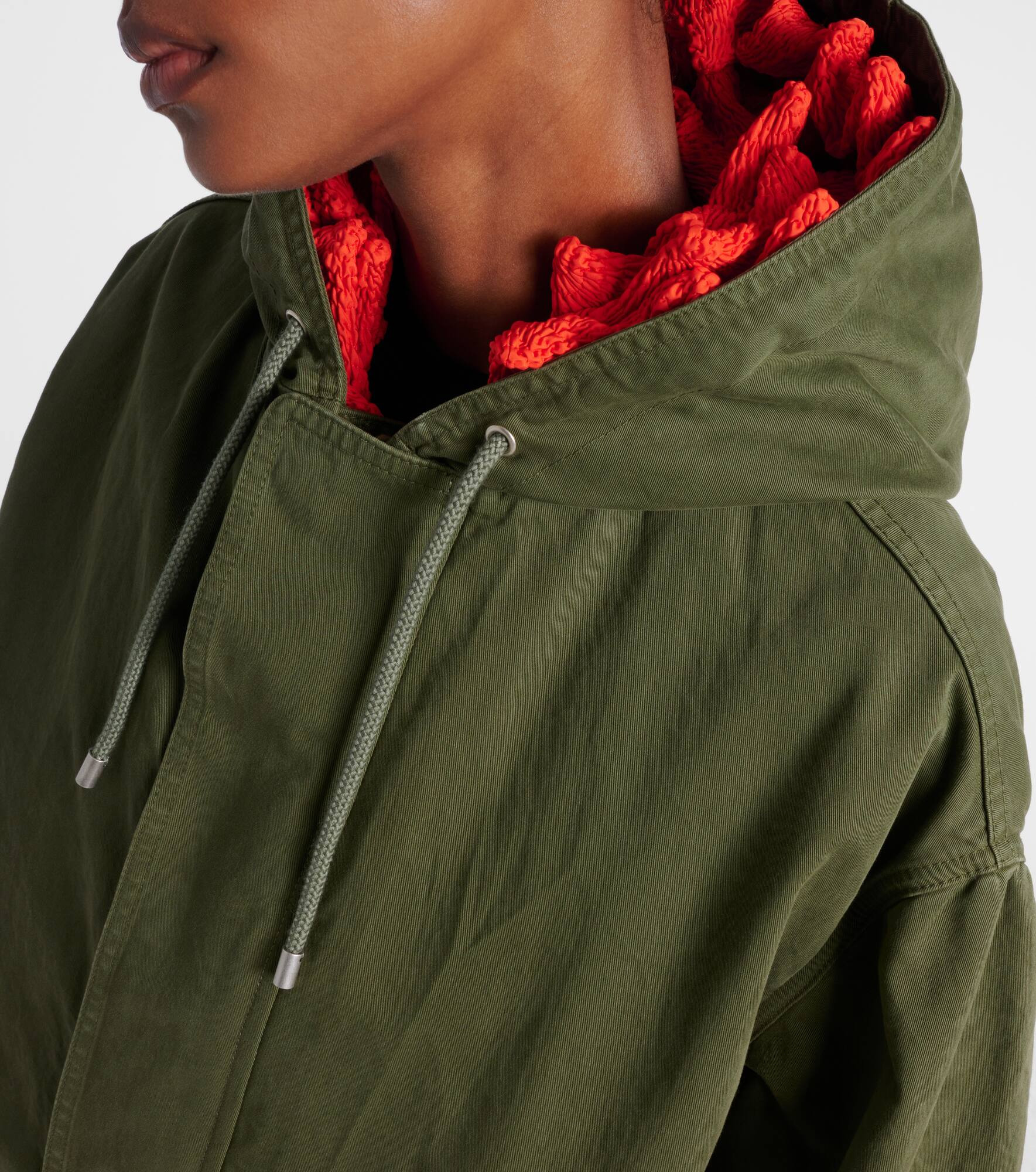 Cotton canvas vest and jacket set - 4