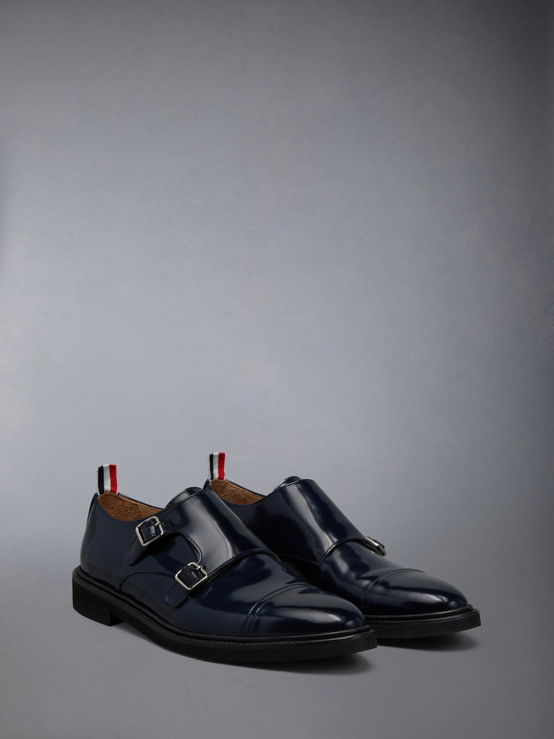 SPAZZOLATO LEATHER CAP TOE OXFORD SHOE 2