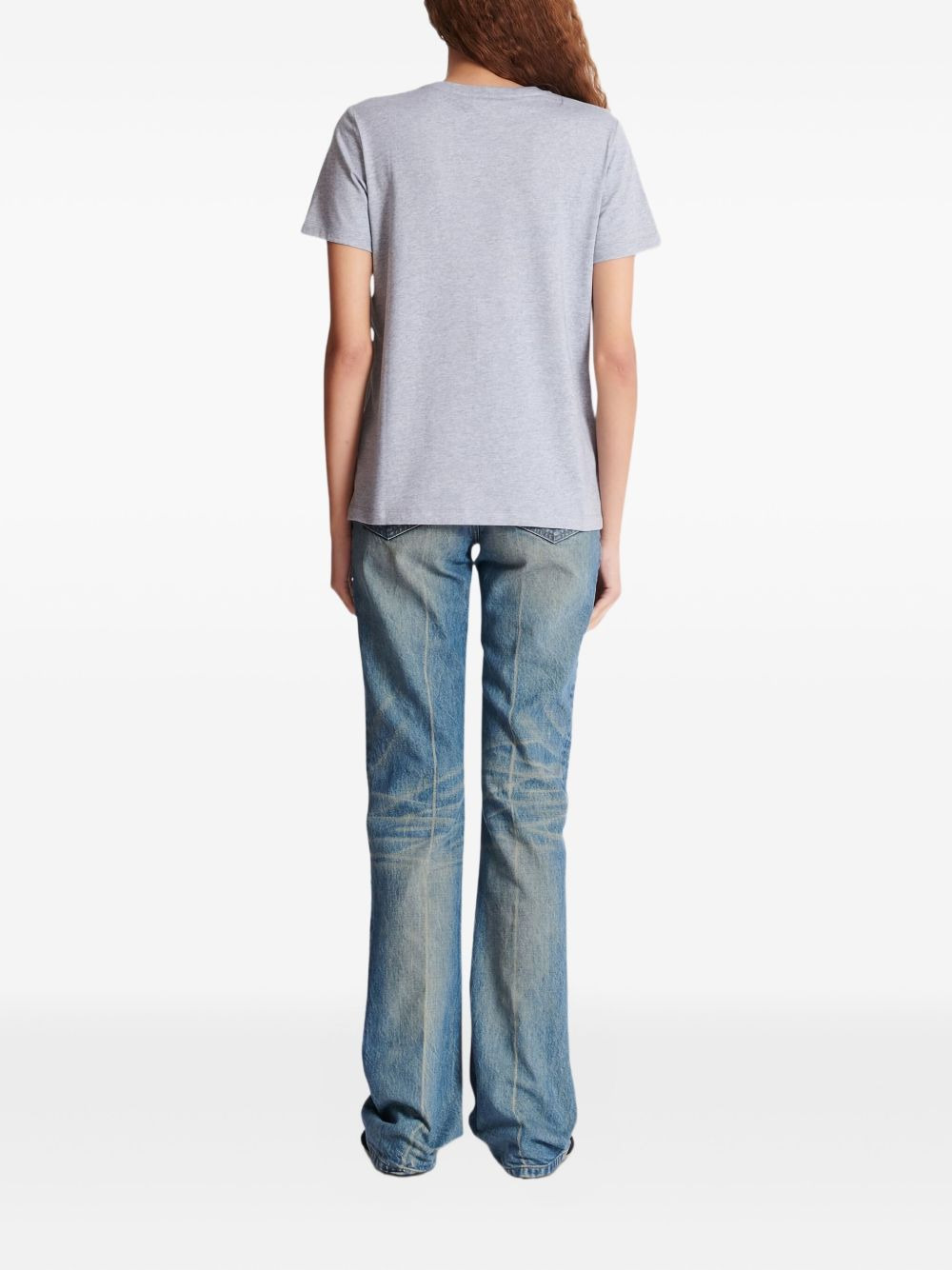 logo-print cotton t-shirt - 4