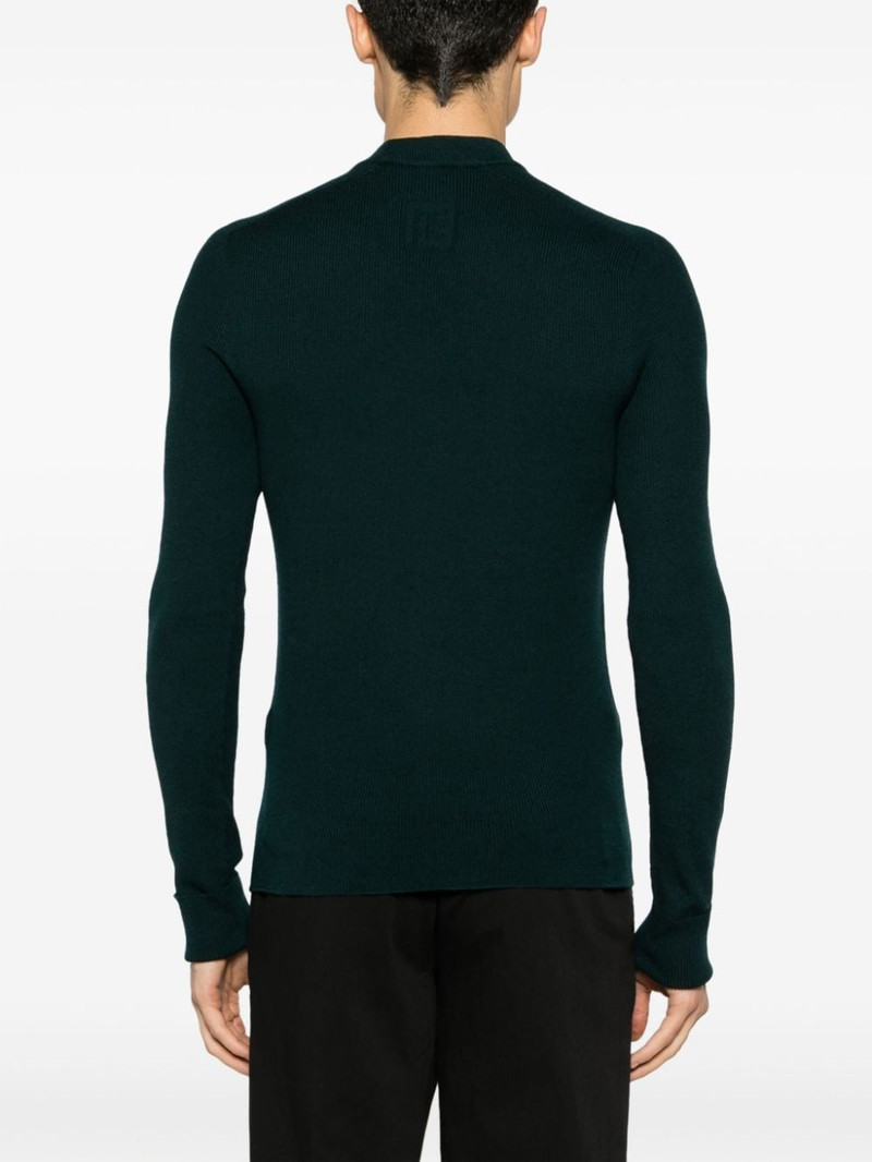 mock-neck merino jumper 4