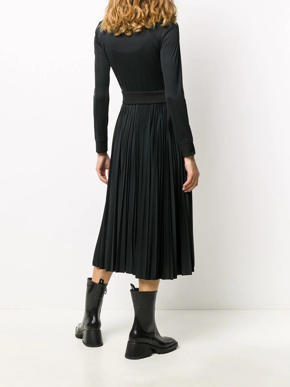 pleated midi dress - 4