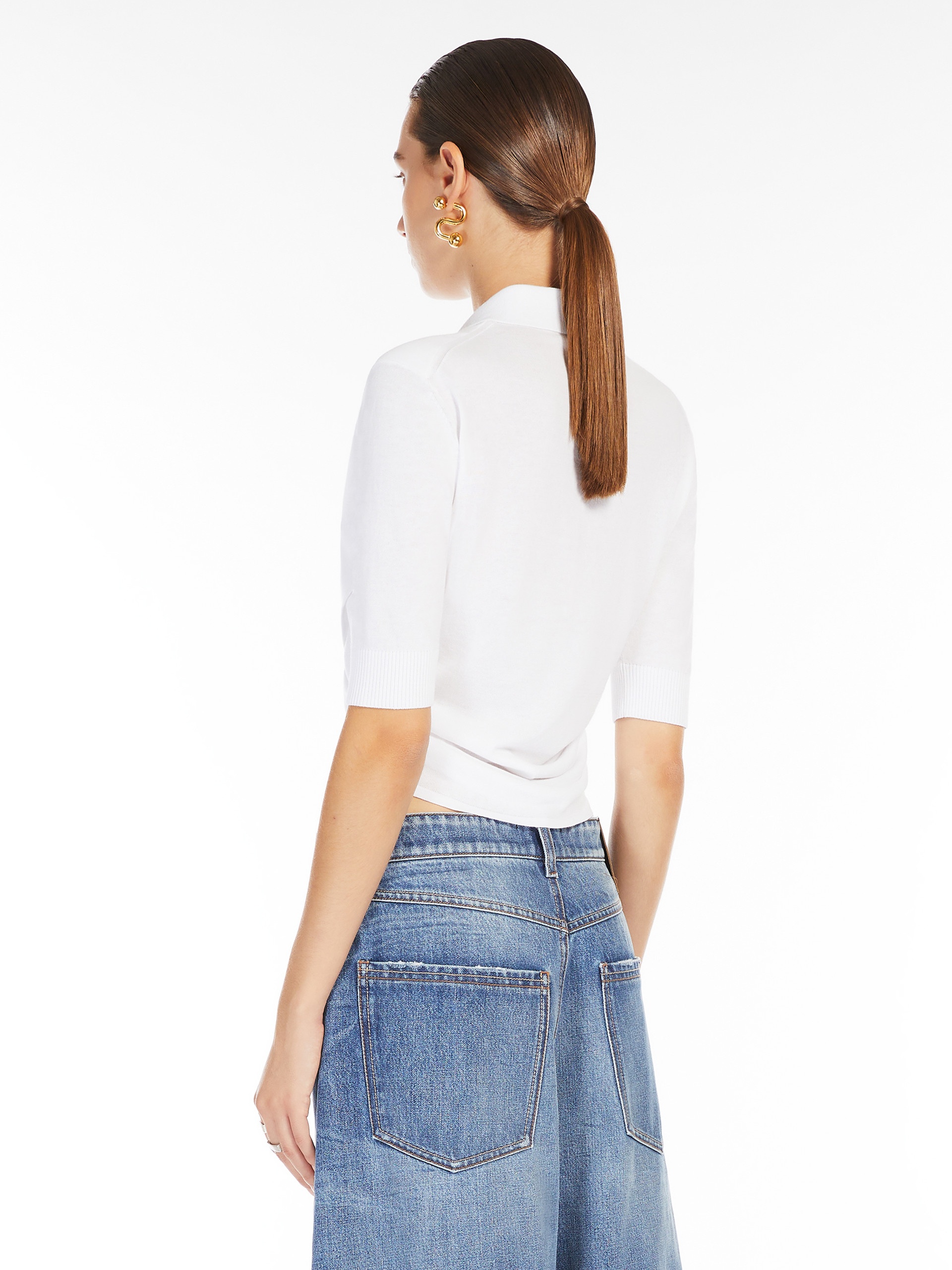 SHAKER Cotton crossover top - 4