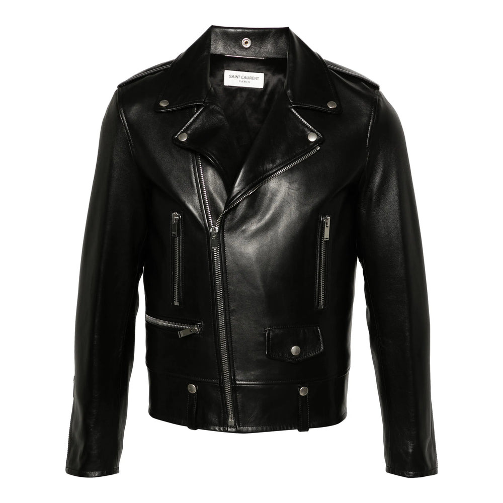 Saint Laurent Black Jackets - Biker Jackets Men - 1