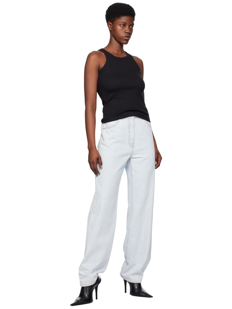 MSGM Blue Faded Jeans outlook