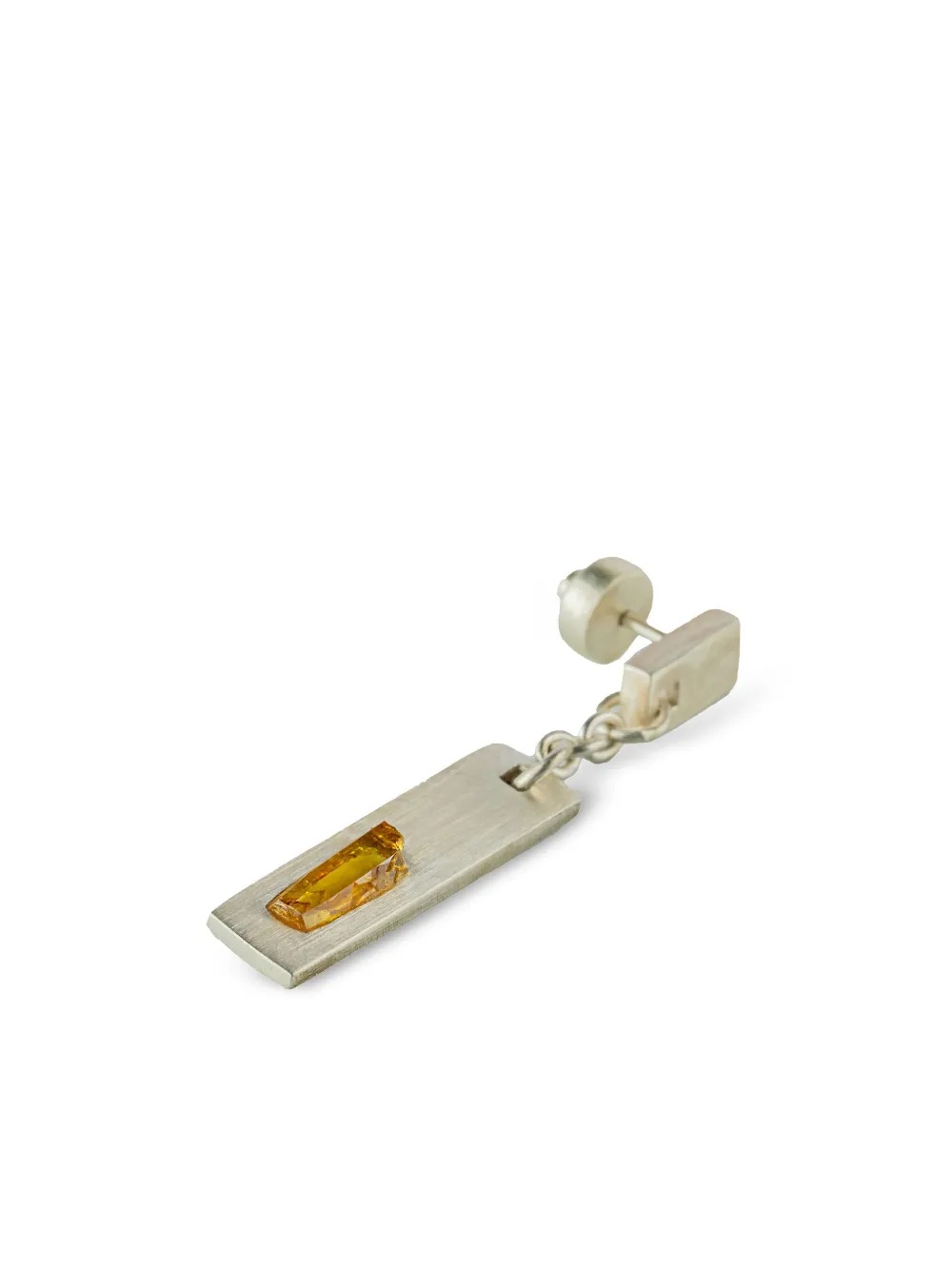 PARTS OF FOUR - Plate Dangle Earring (Zincite, MA+ZIN) - 1