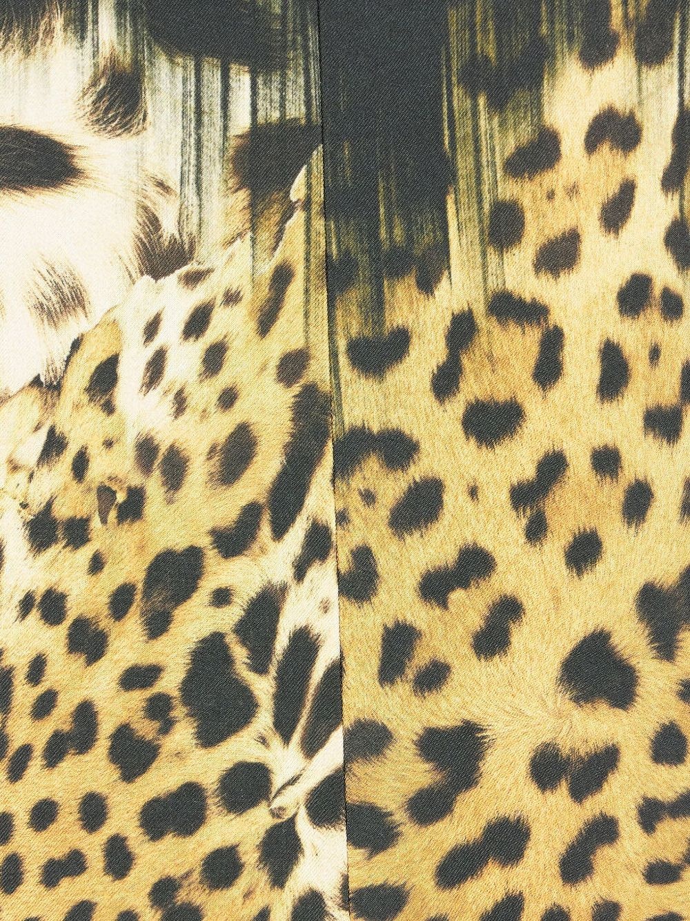 leopard-print blazer - 7