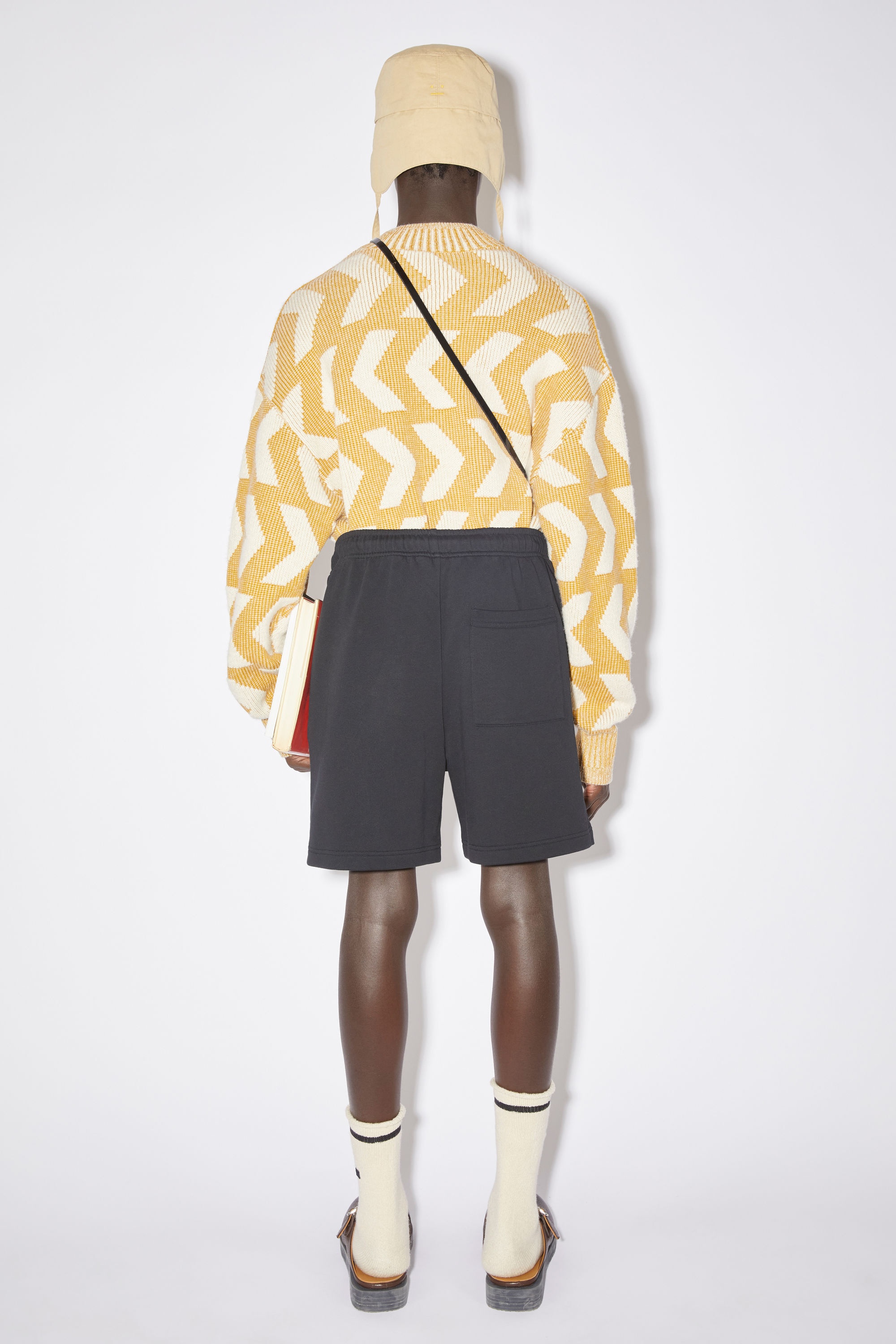 Fleece shorts - Black - 3