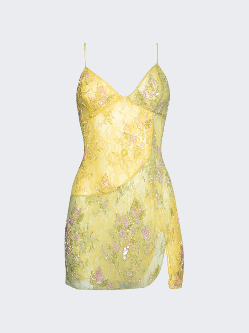 Embroidered Fairy Dress Yellow 1