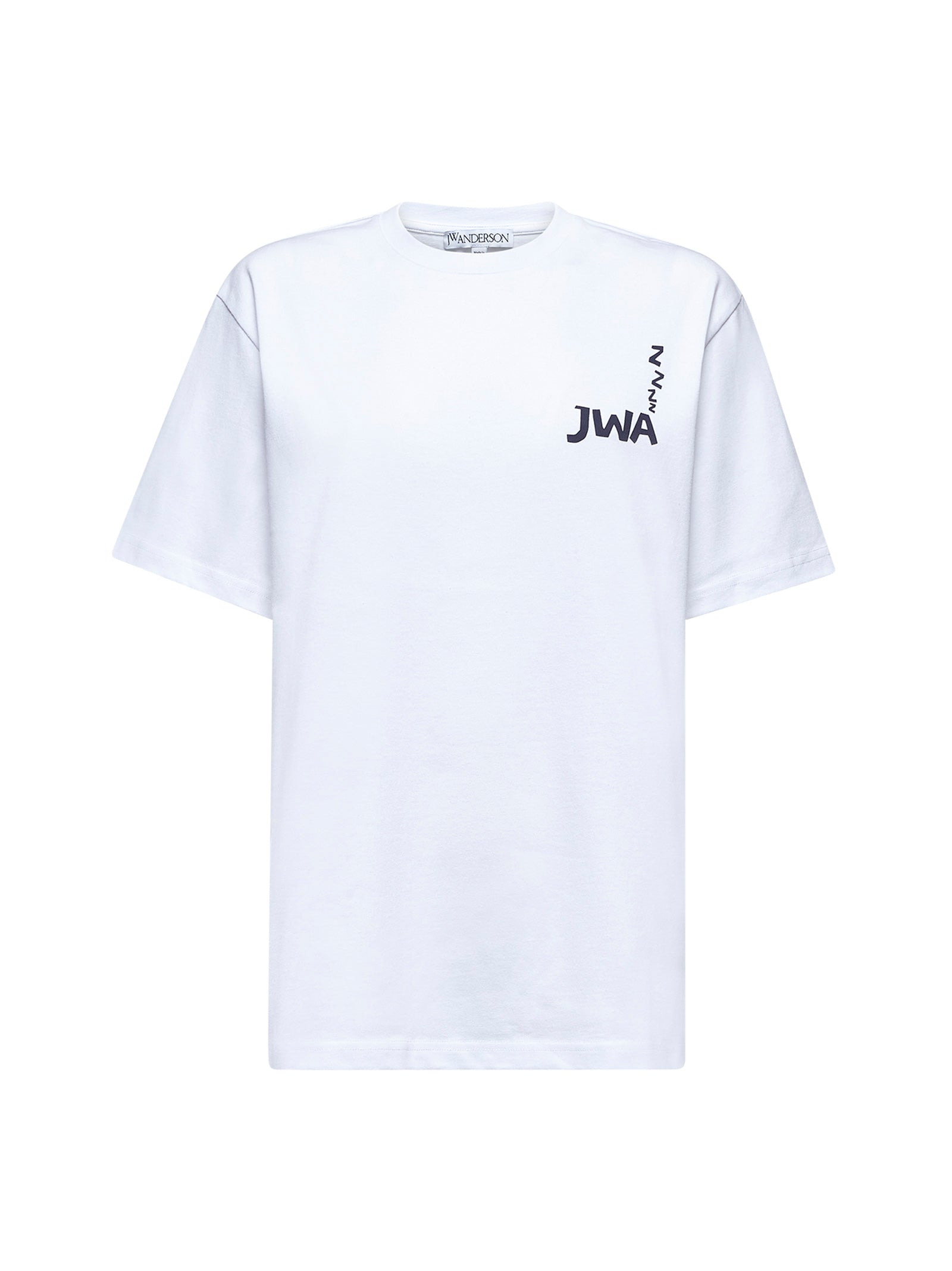 White logo and print T-shirt - 1
