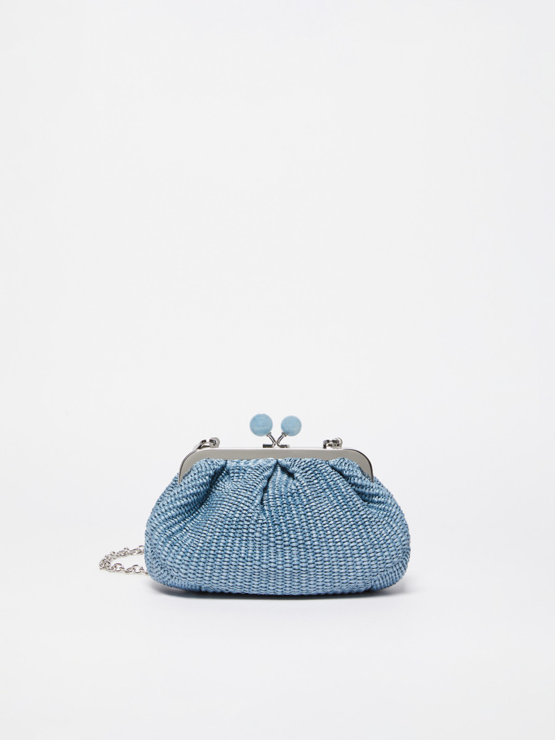 PALMAS Small raffia-effect Pasticcino Bag 1