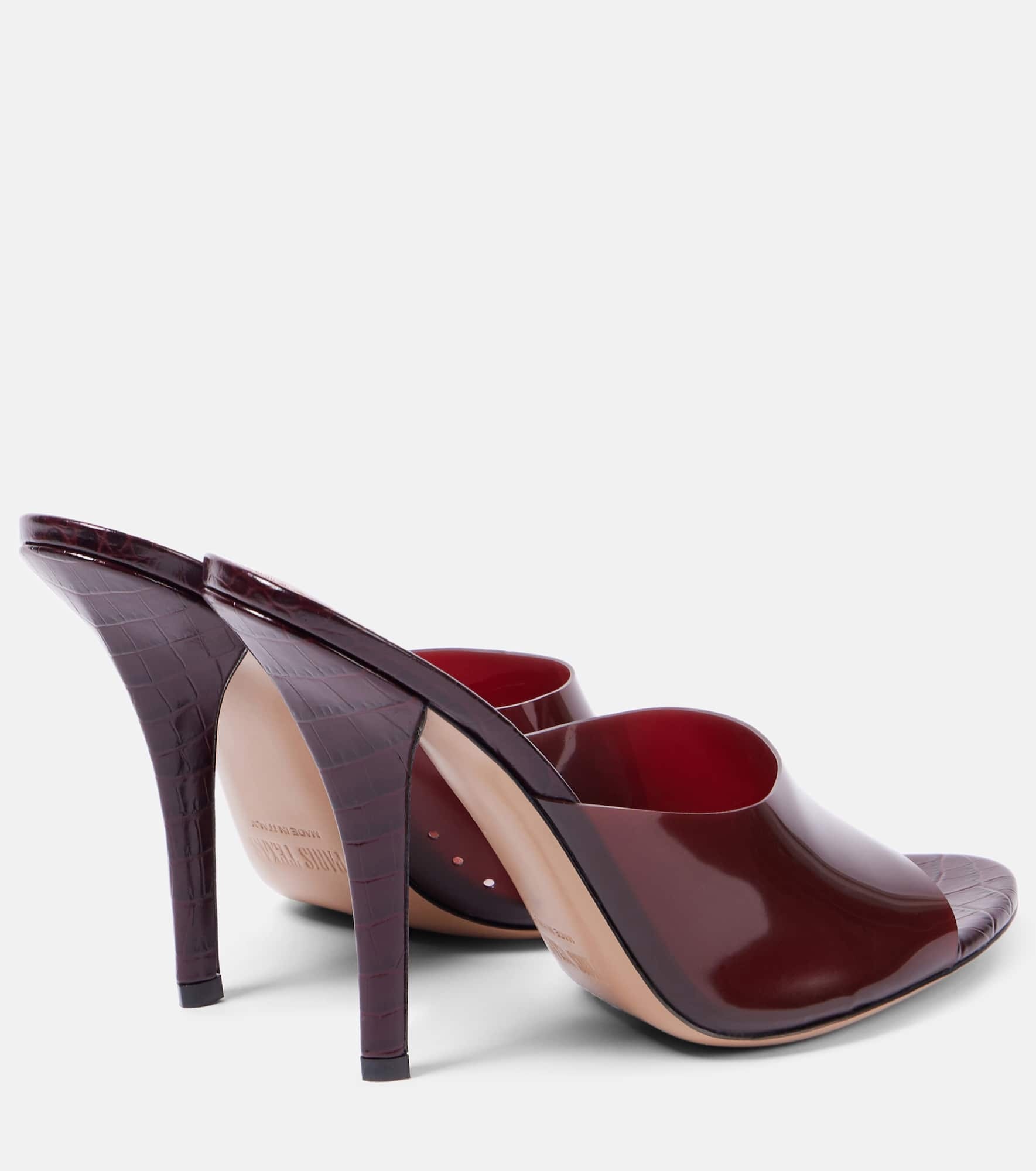 Jessica 105 PVC mules - 2