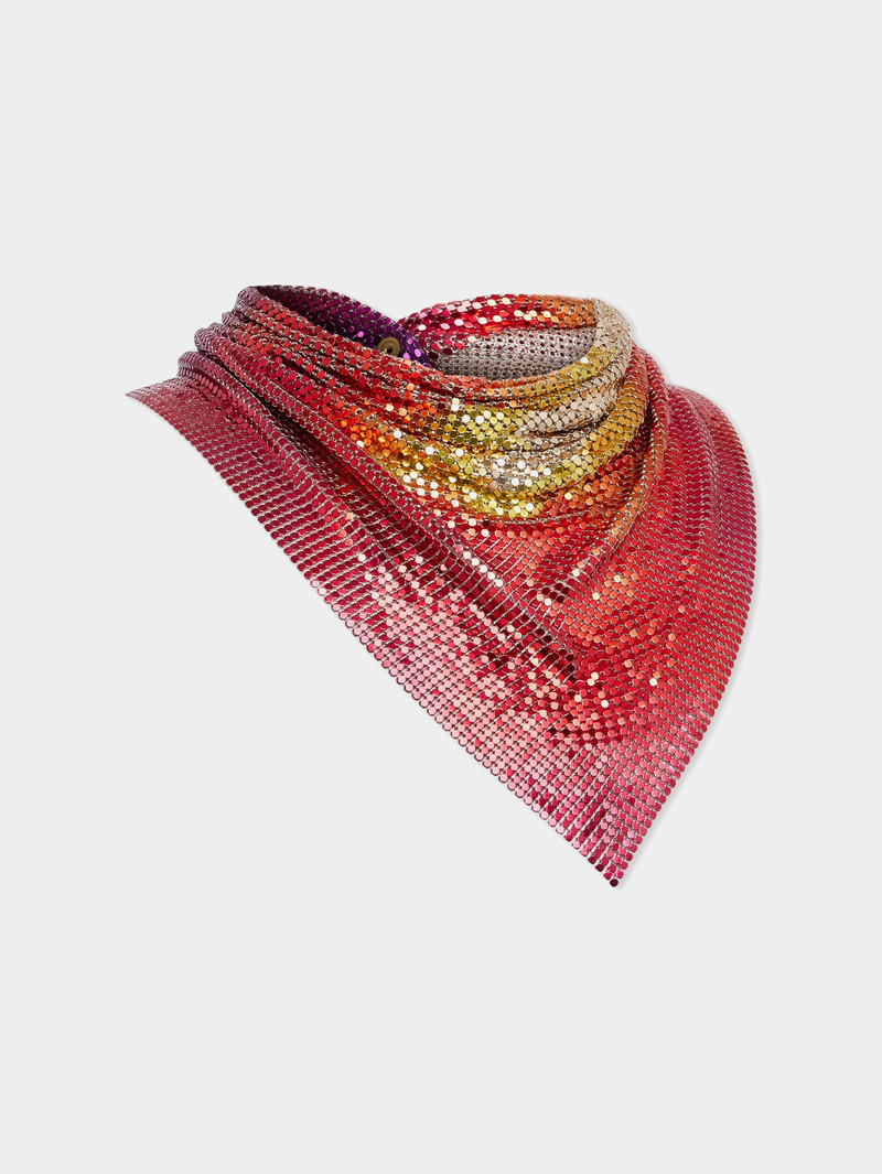 rabanne PIXEL SCARF IN GRADIENT CHAINMAIL outlook