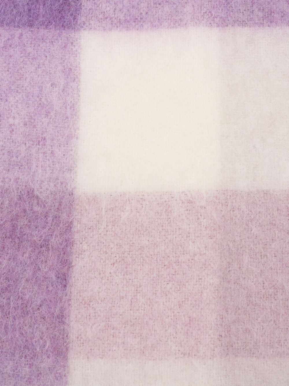 logo-appliqué checked scarf - 3