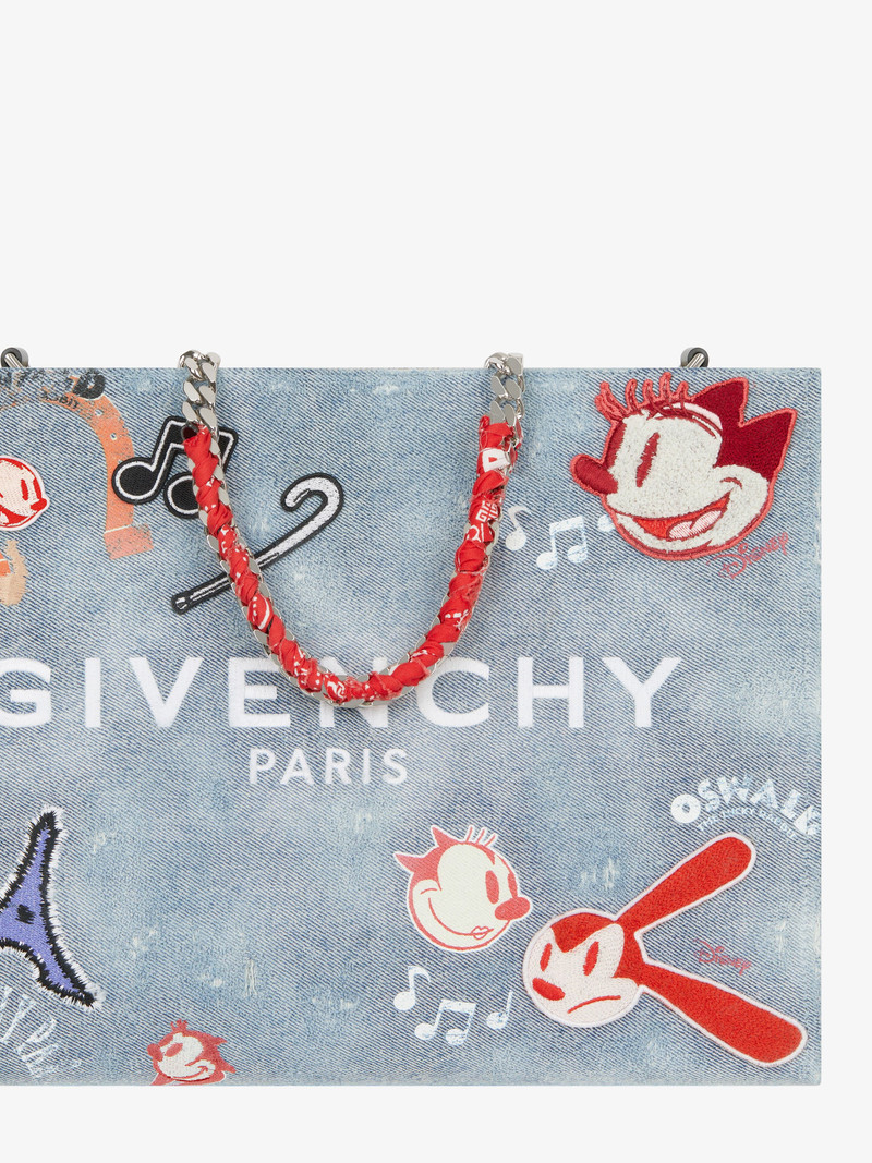 MEDIUM G TOTE OSWALD SHOPPING BAG IN DENIM 6