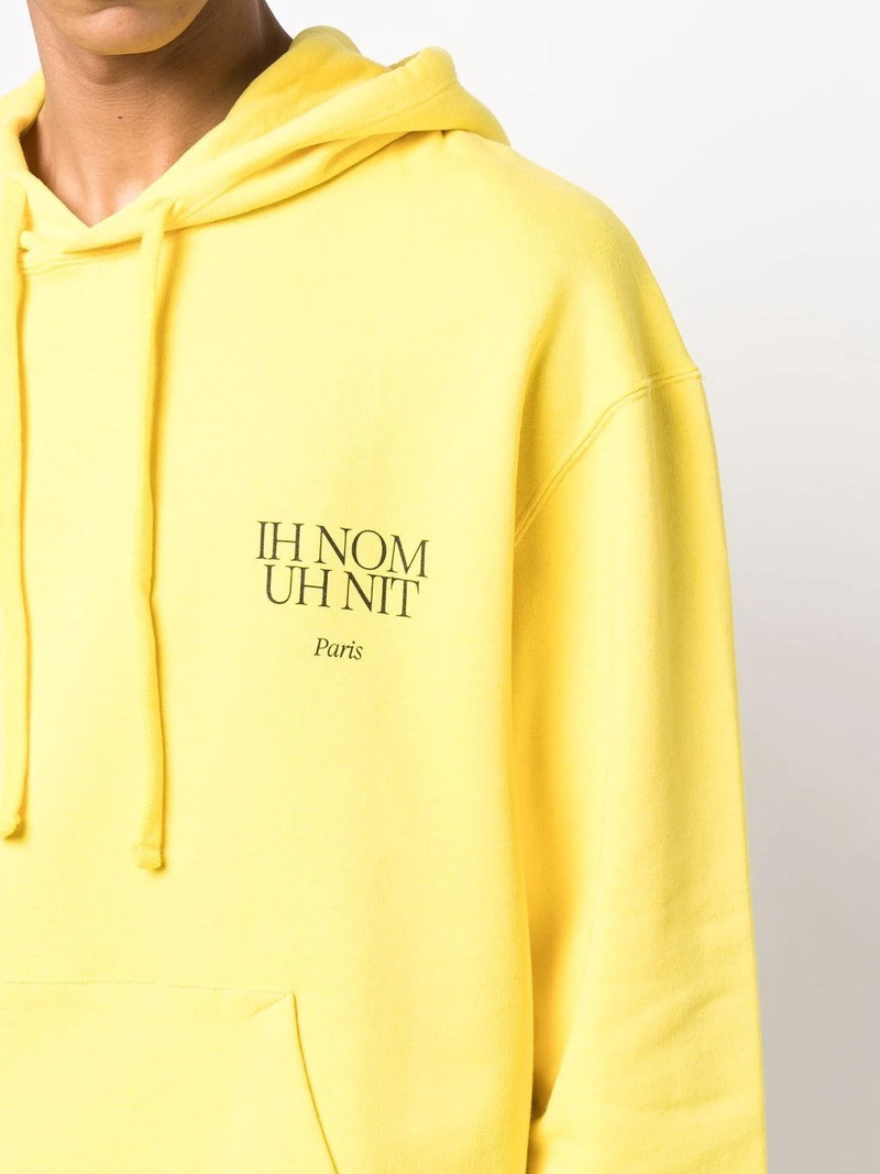 logo-print cotton hoodie 5