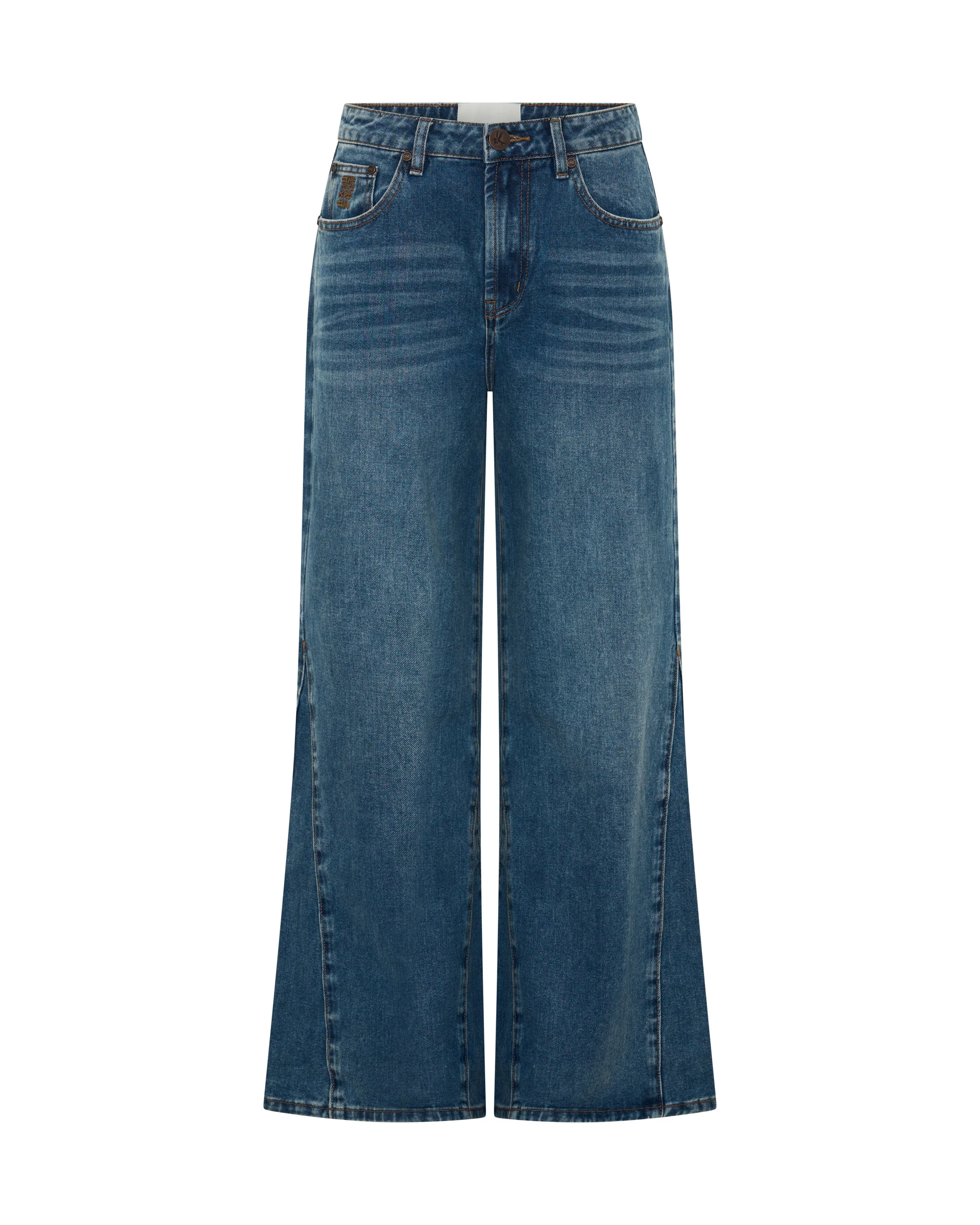 Cruisers Mid Waist Bootcut Flare Denim Jeans - Rodeo Blue - 1