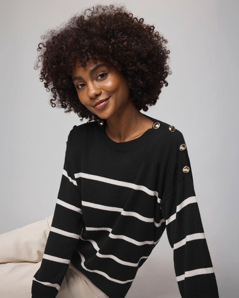 Splendid Stephanie Stripe Sweater outlook