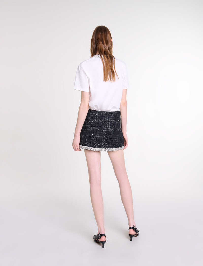 Sequinned skort 4
