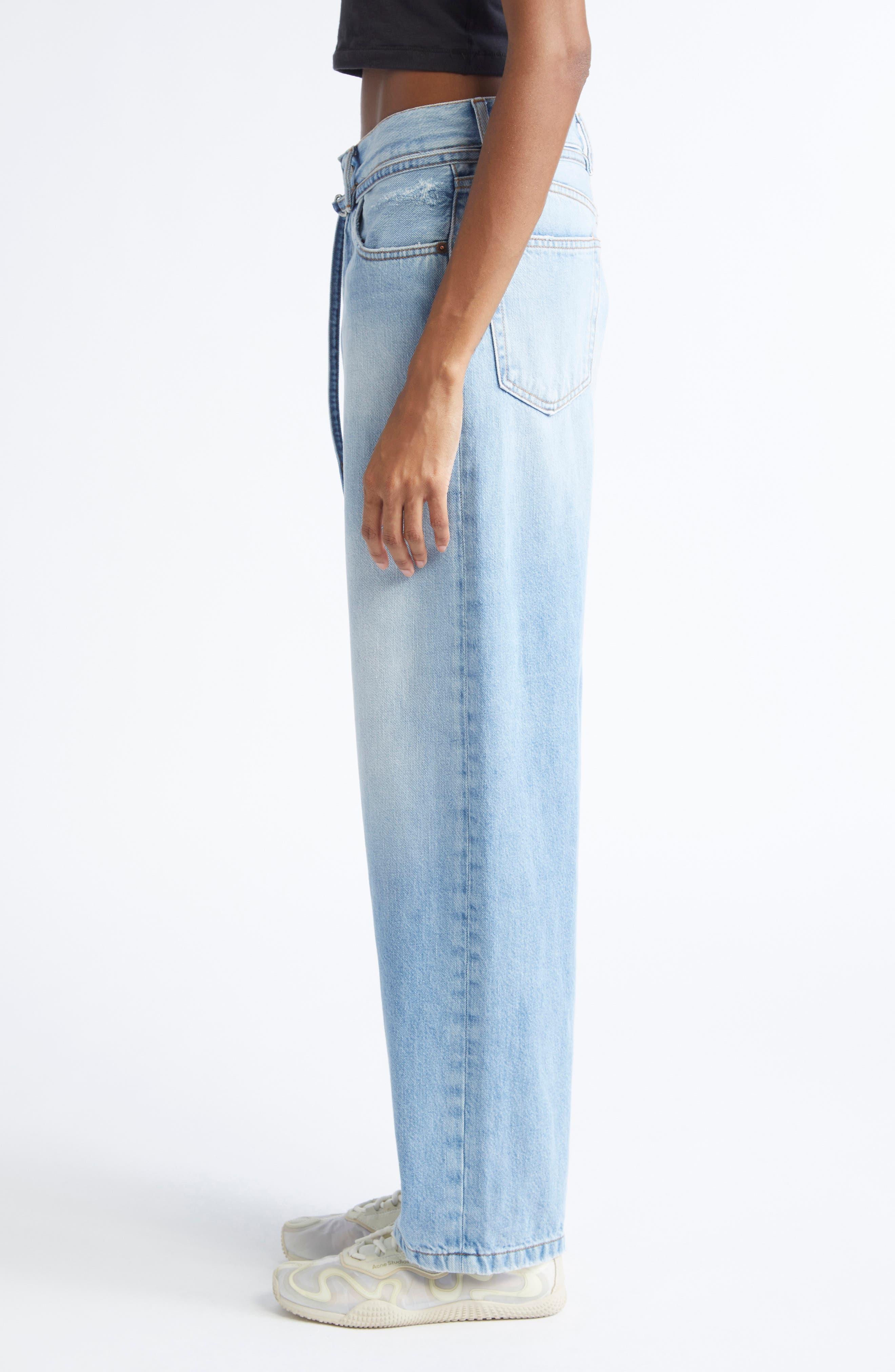 1991 Toj Distressed High Waist Loose Fit Jeans - 3