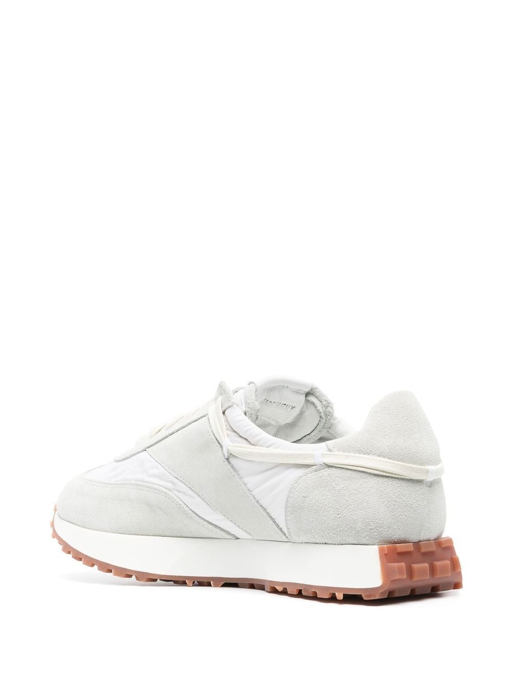 panelled low-top sneakers - 3