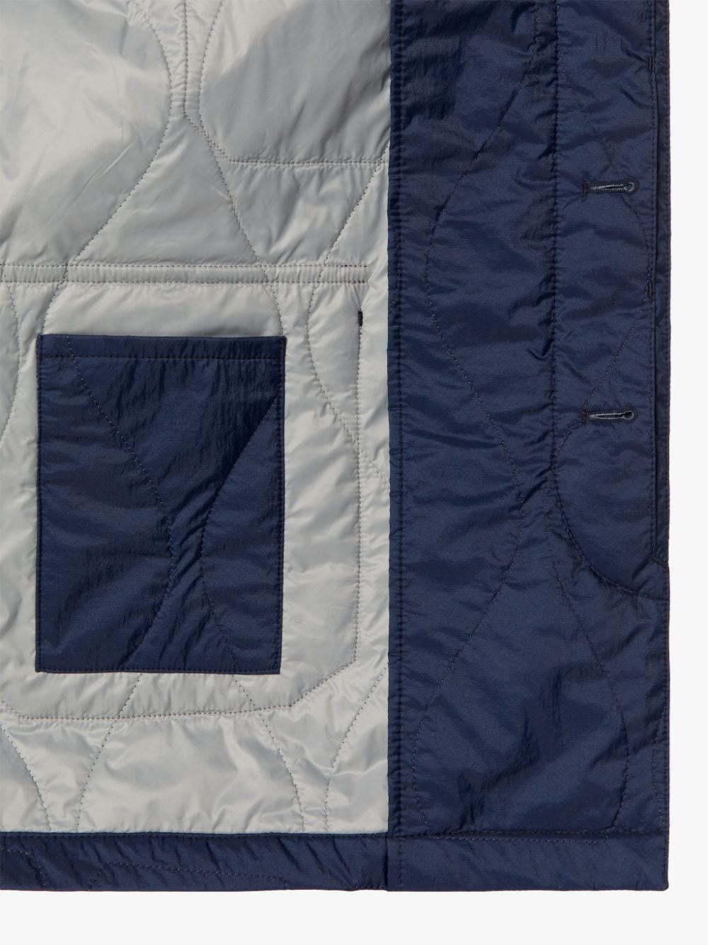 CHORE NAVY NYLON QUILTED JACKET | GQM-215 - 6