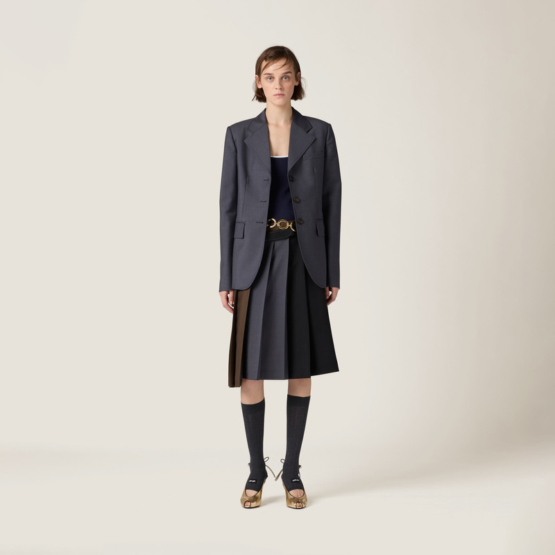 Miu Miu Kid mohair skirt outlook