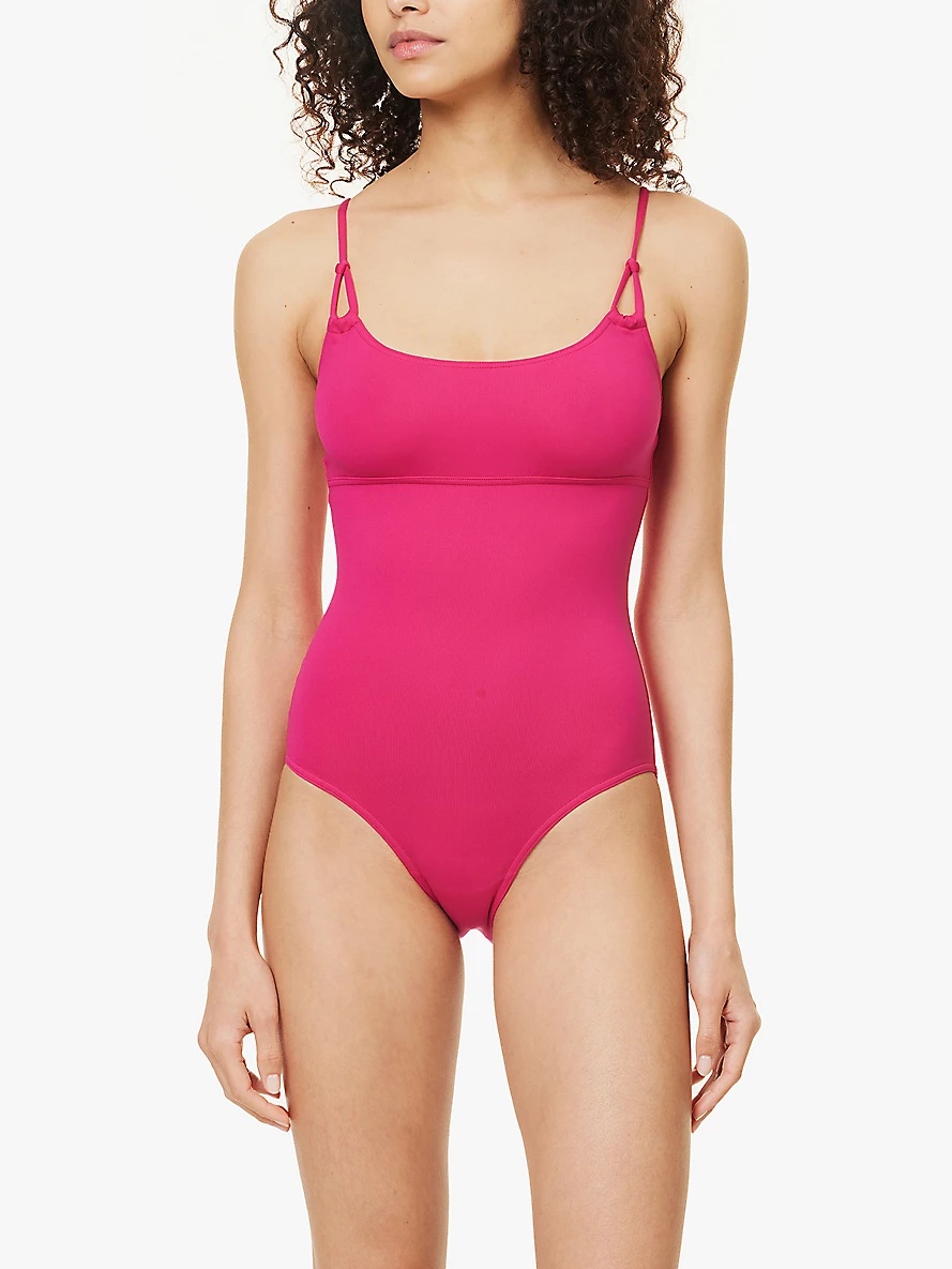 Electro scoop-neck swimsuit - 2