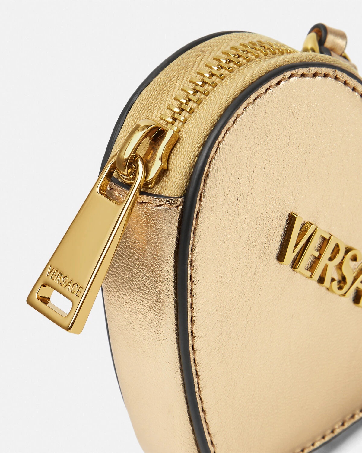 Versace Tag Metallic Coin Pouch - 2