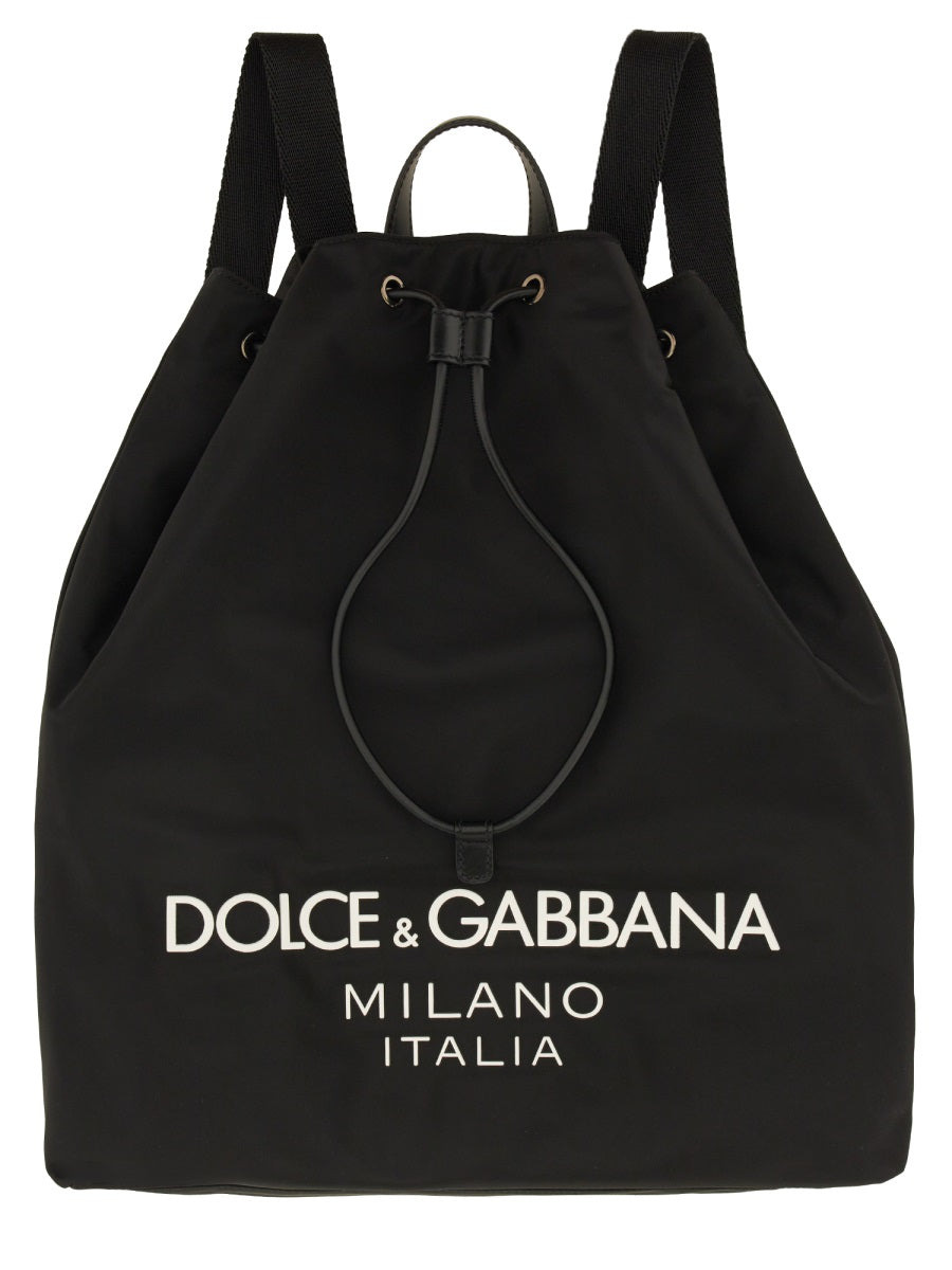 Dolce & Gabbana Men Nylon Backpack - 1