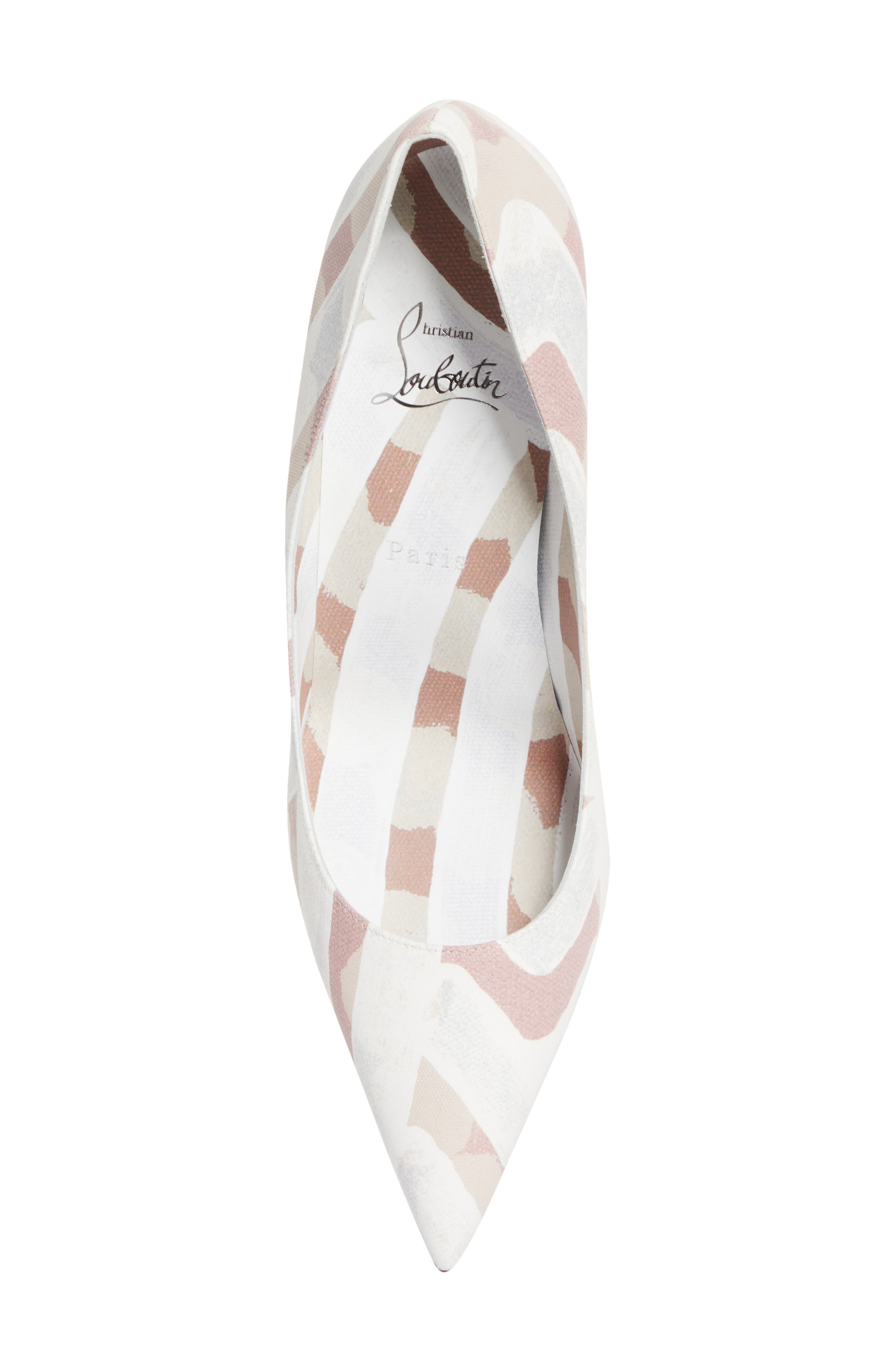 Christian Louboutin Miss Z Pointed Toe Pump in Multi Leche at Nordstrom - 5