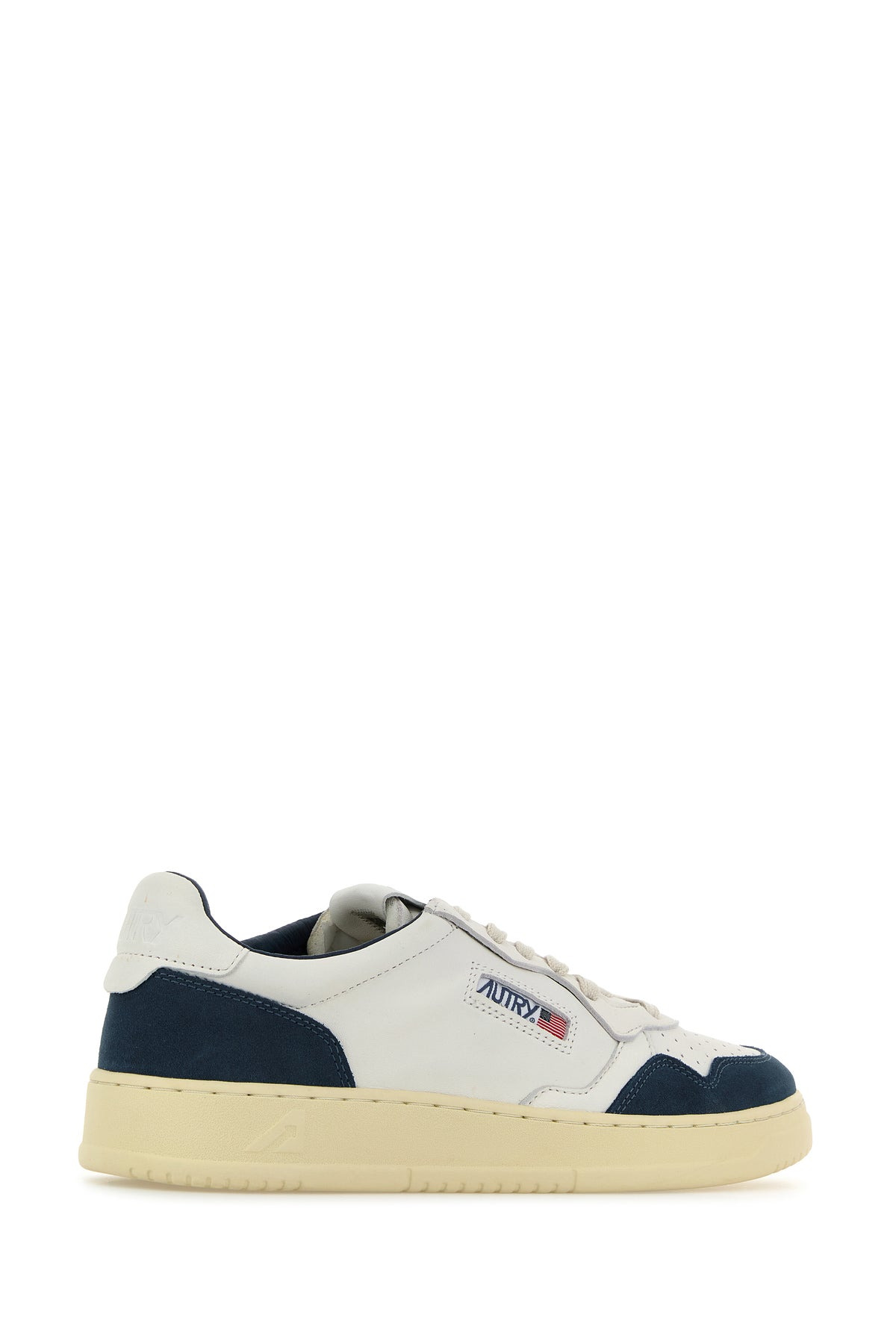 Two-tone leather Medalist sneakers - 3