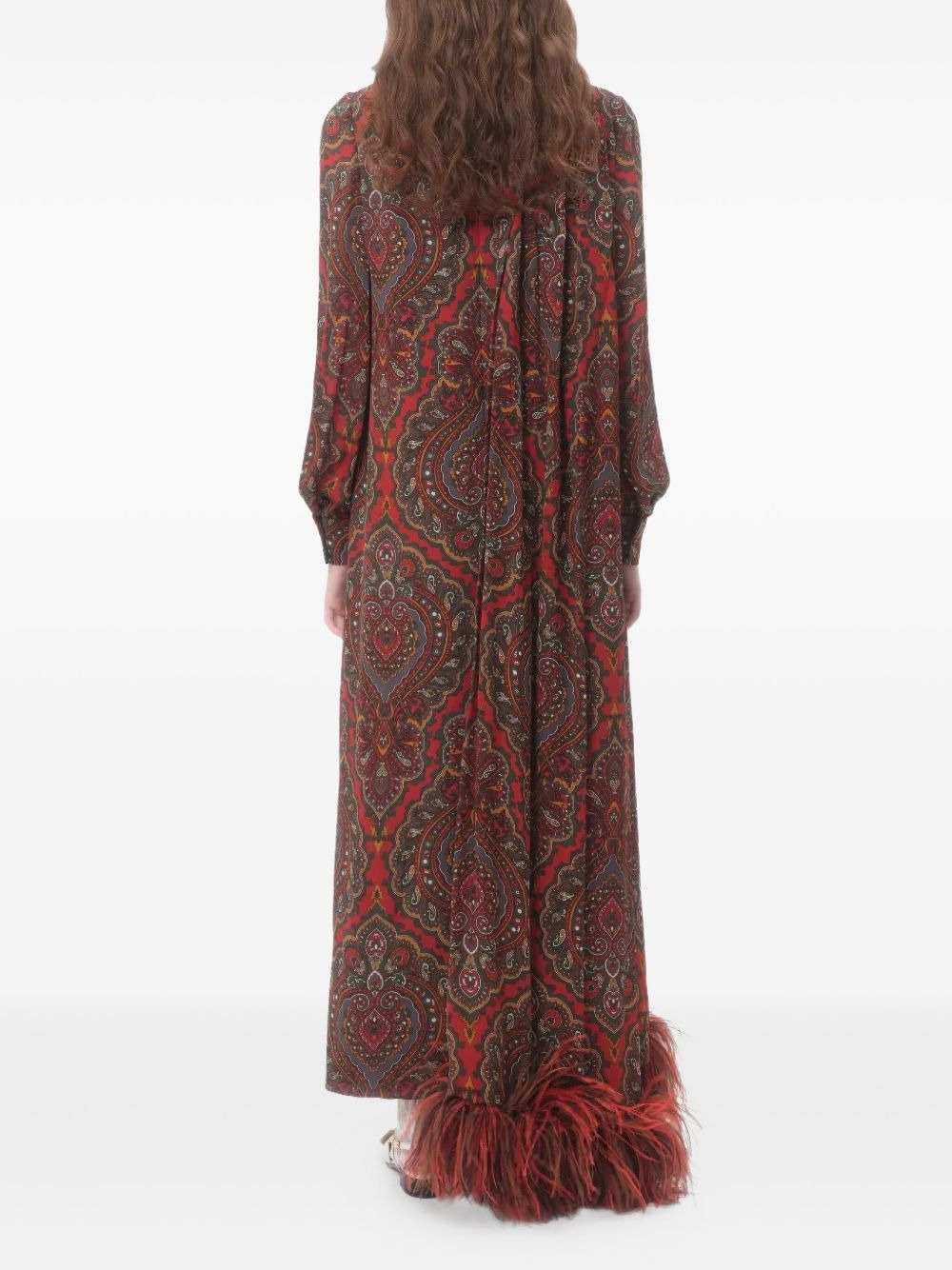 georgette midi dress - 4