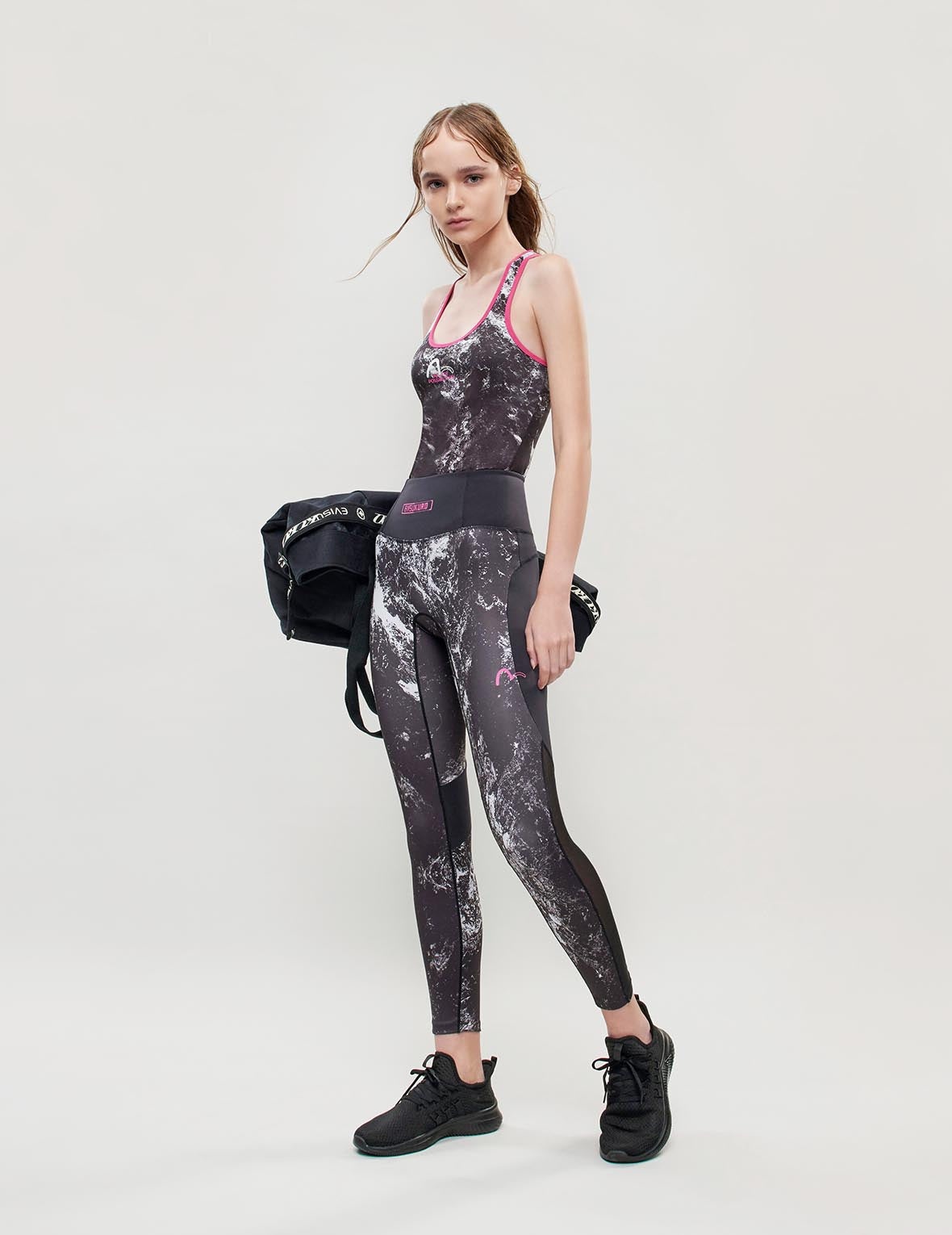 Allover Print Y-Back Stretch Tank - 5