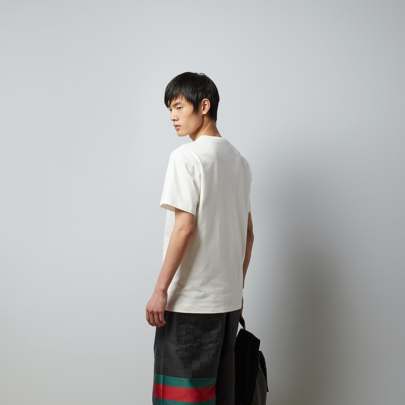 Cotton jersey printed T-shirt 6