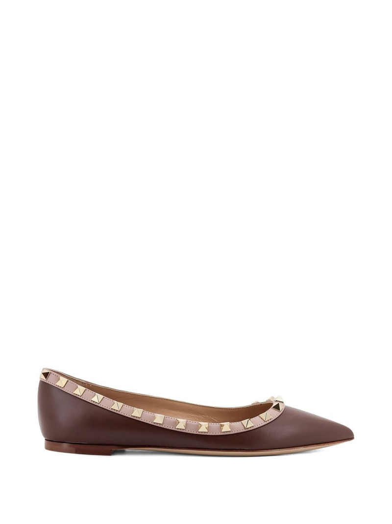 Valentino rockstud-embellished ballet flats outlook