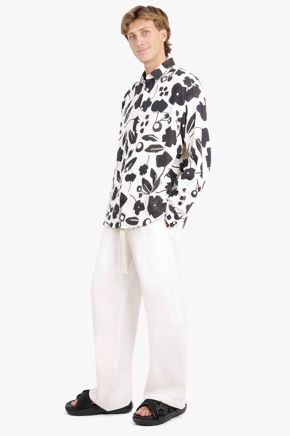 LA CHEMISE SIMON | BLACK/WHITE - 2