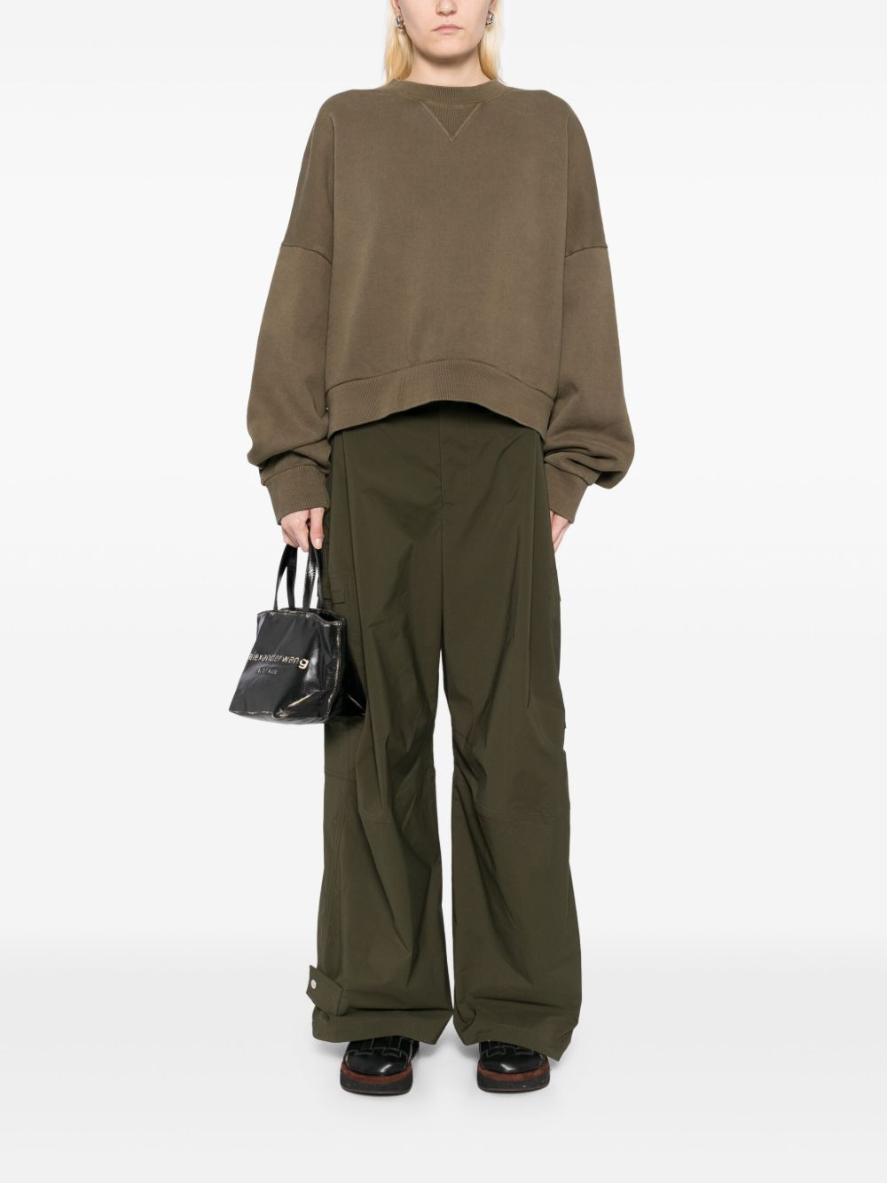 box crew neck sweatshirt - 3