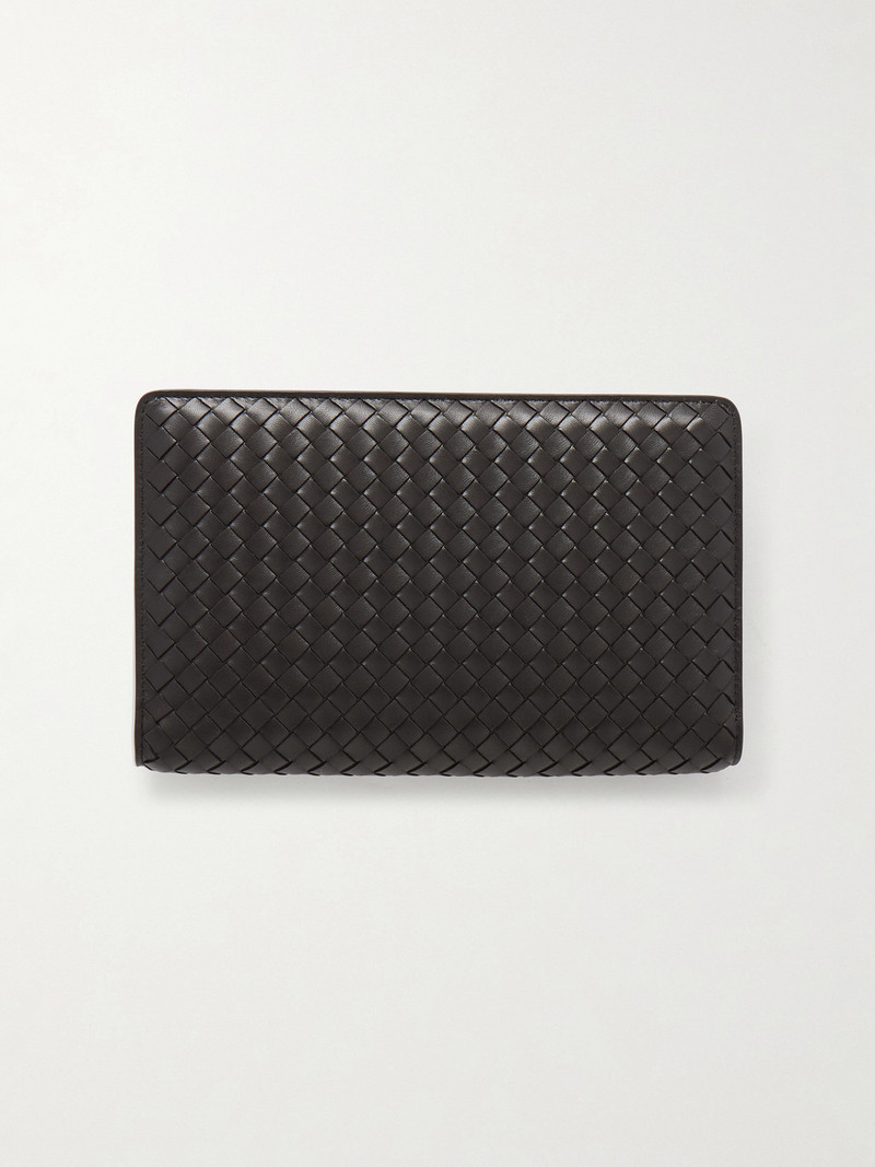 Bottega Veneta Intrecciato Leather Pouch outlook