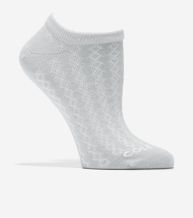 COLE HAAN Women's 3-Pair Diamond Textured Super Soft Low Cut Socks outlook