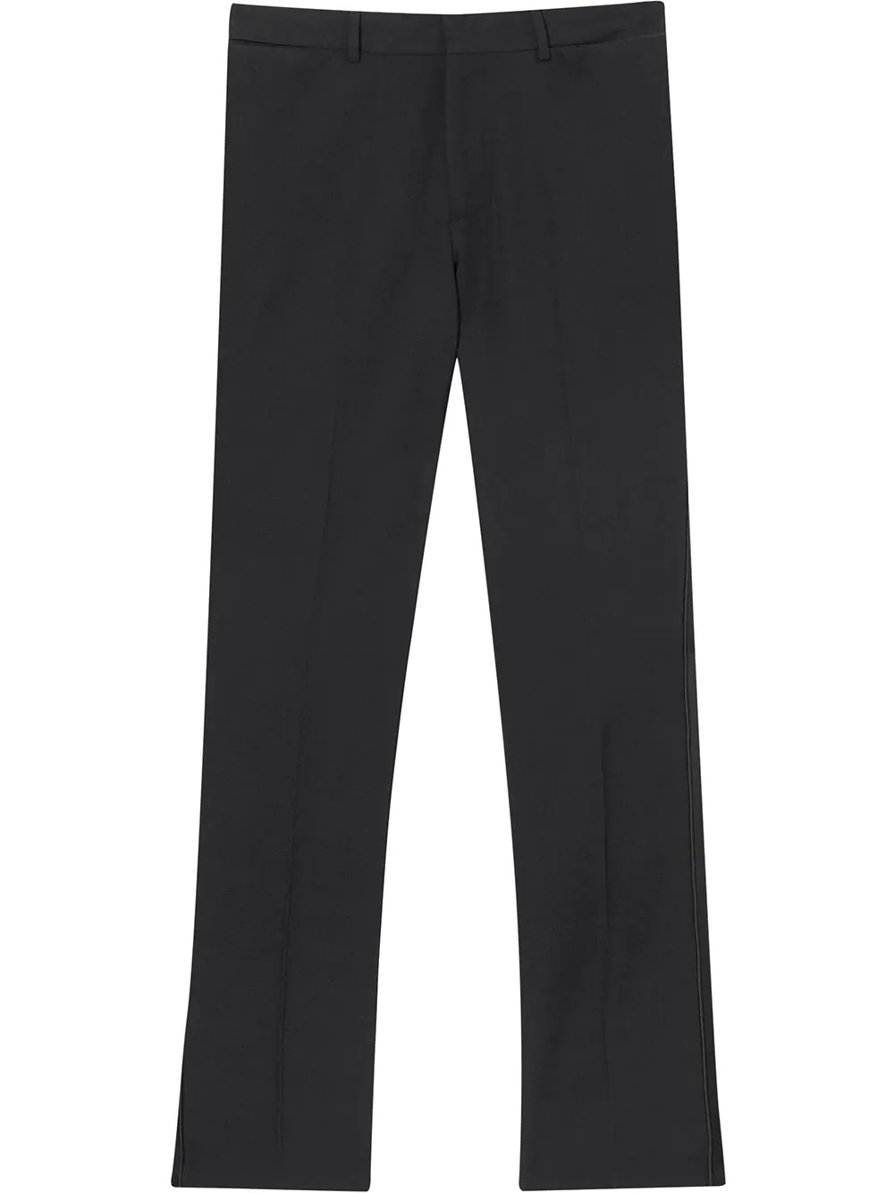 slim-fit wool trousers - 1