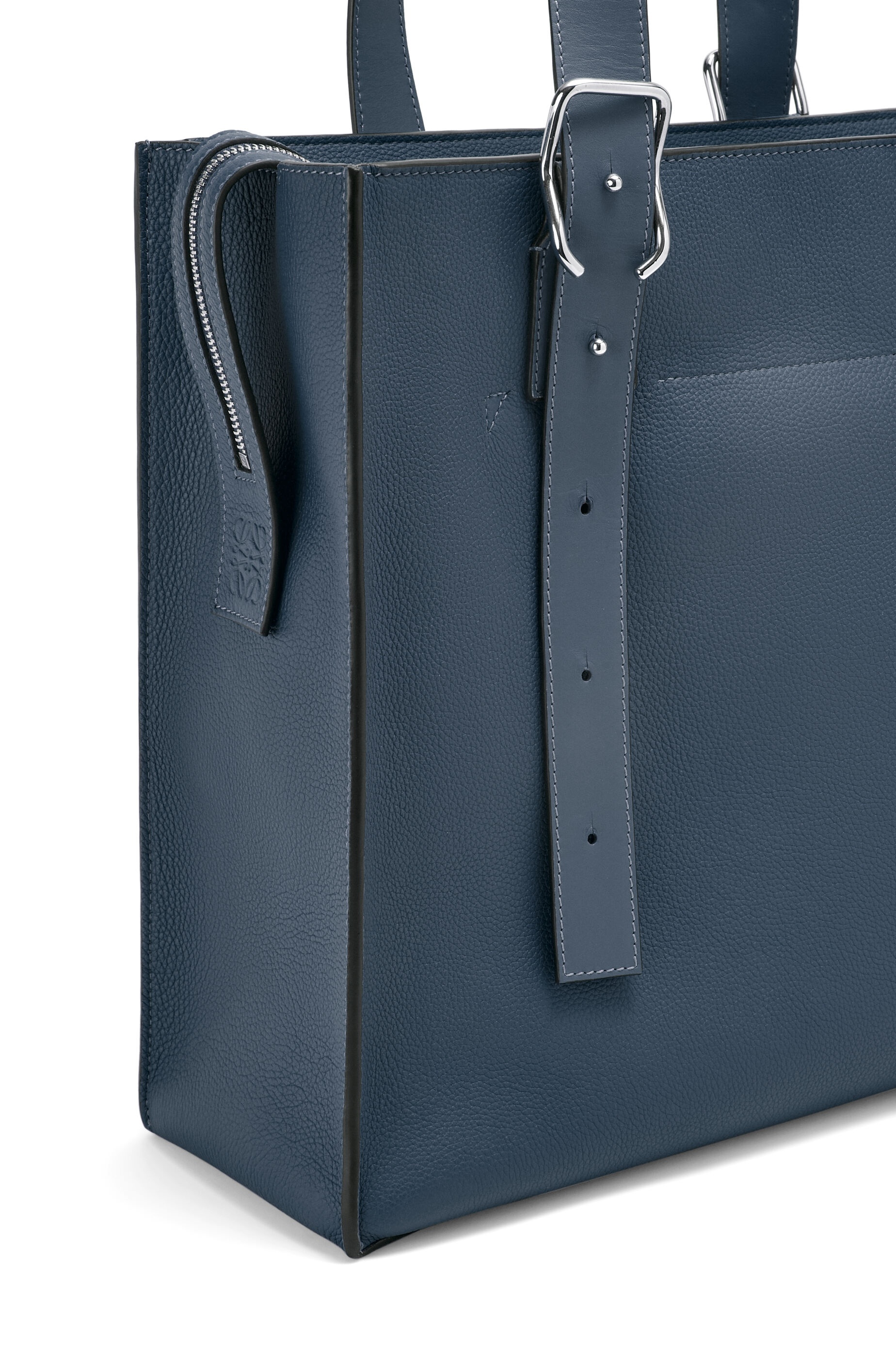 Loewe Buckle Zip tote in soft grained calfskin | REVERSIBLE