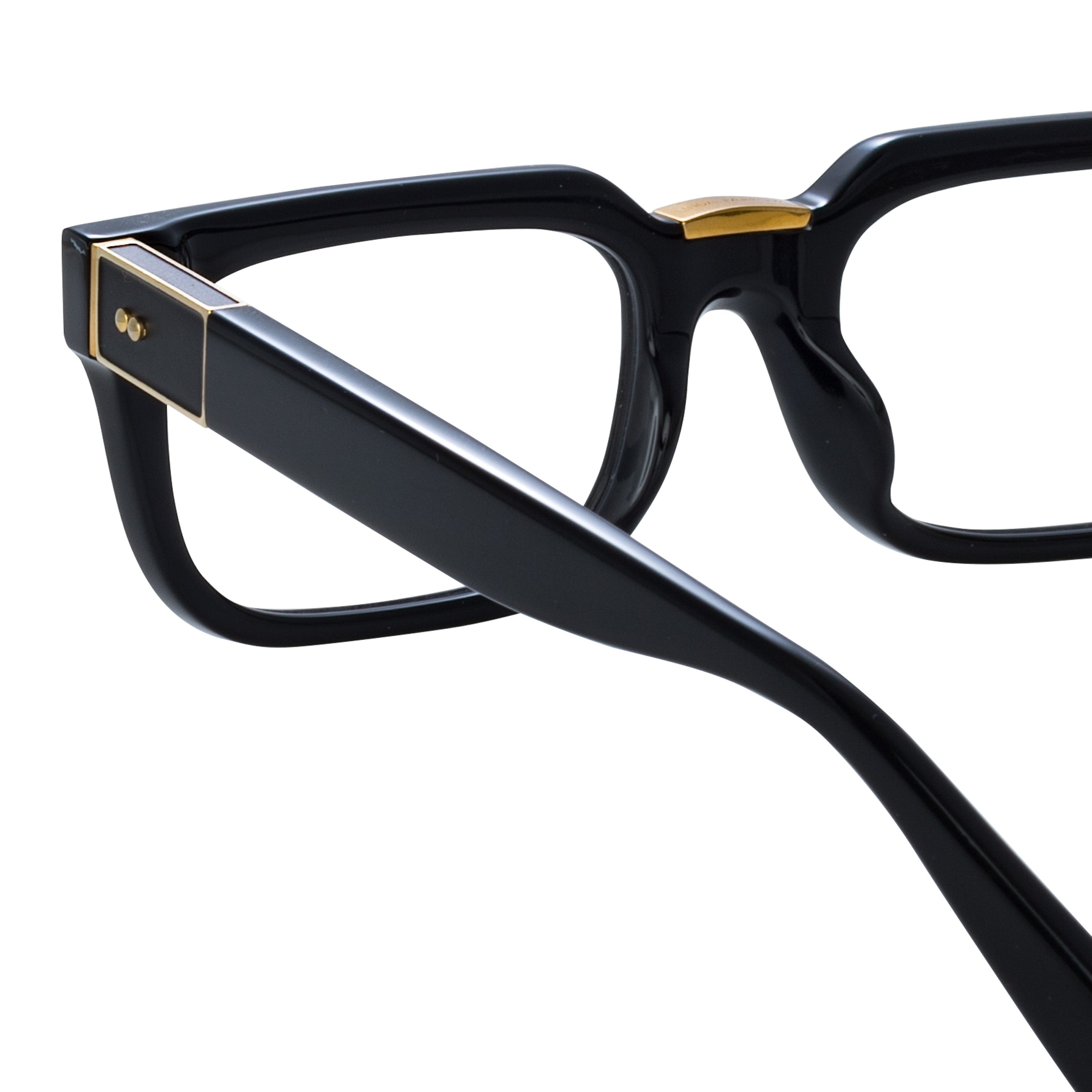 YOAN ANGULAR OPTICAL FRAME IN BLACK - 5