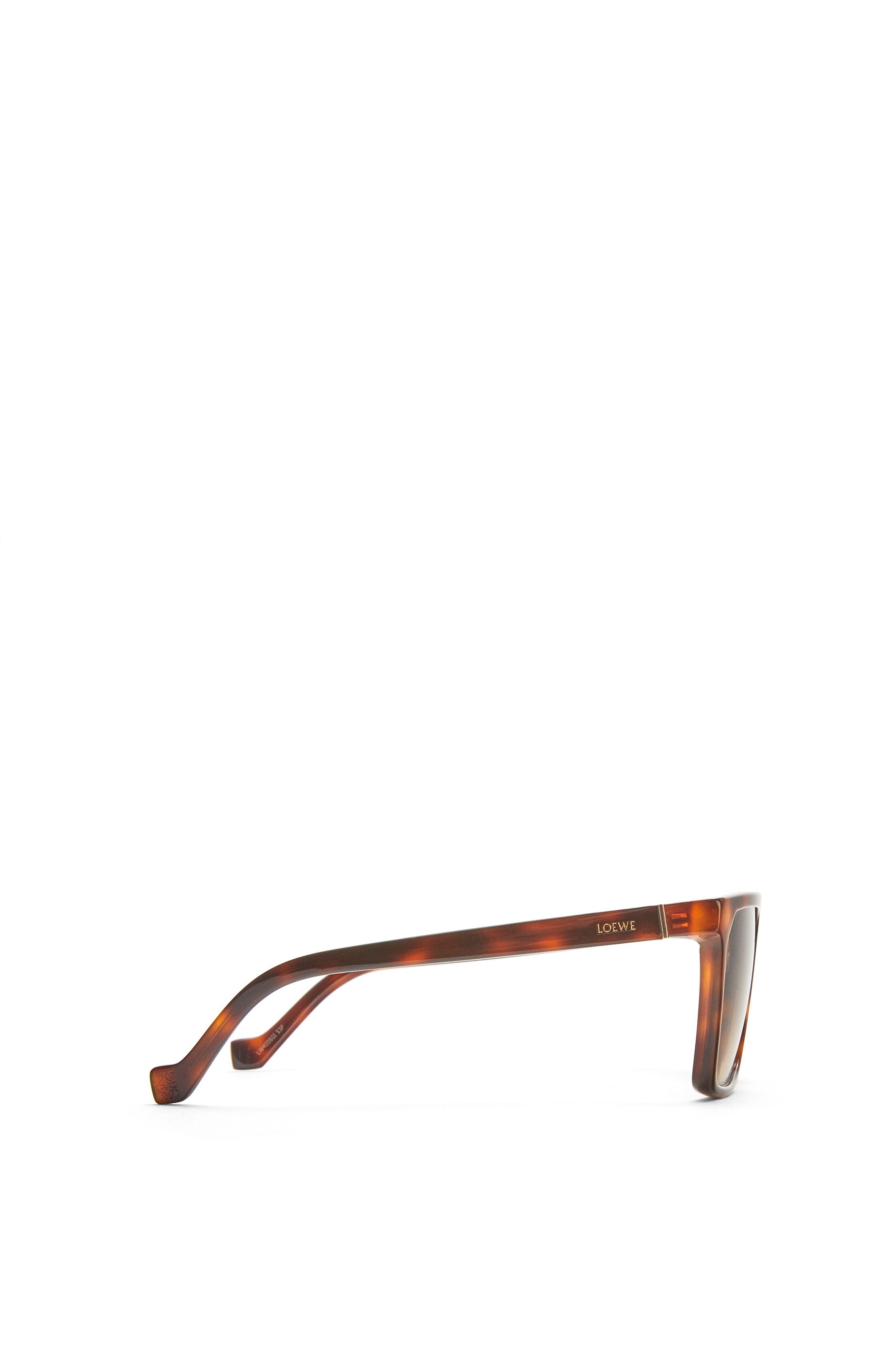 Thin flat top sunglasses - 3