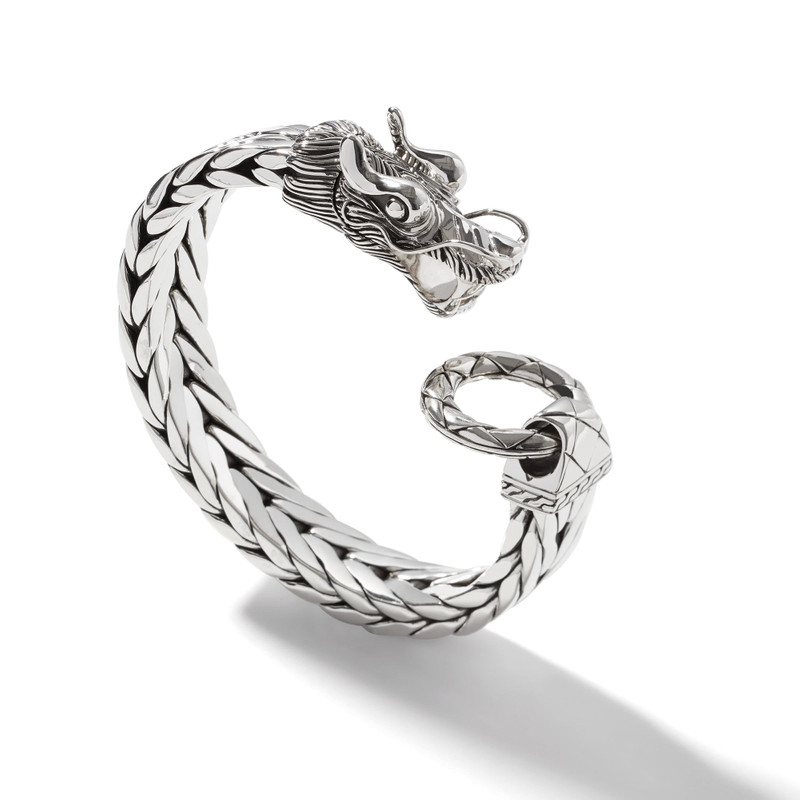 Naga Bracelet, Sterling Silver, 15MM 3