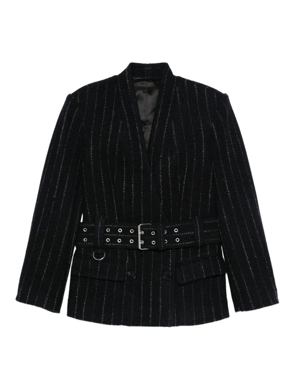 Pinstriped virgin wool jacket - 1