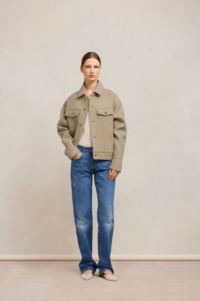 AMI Paris Boxy Fit Jacket outlook