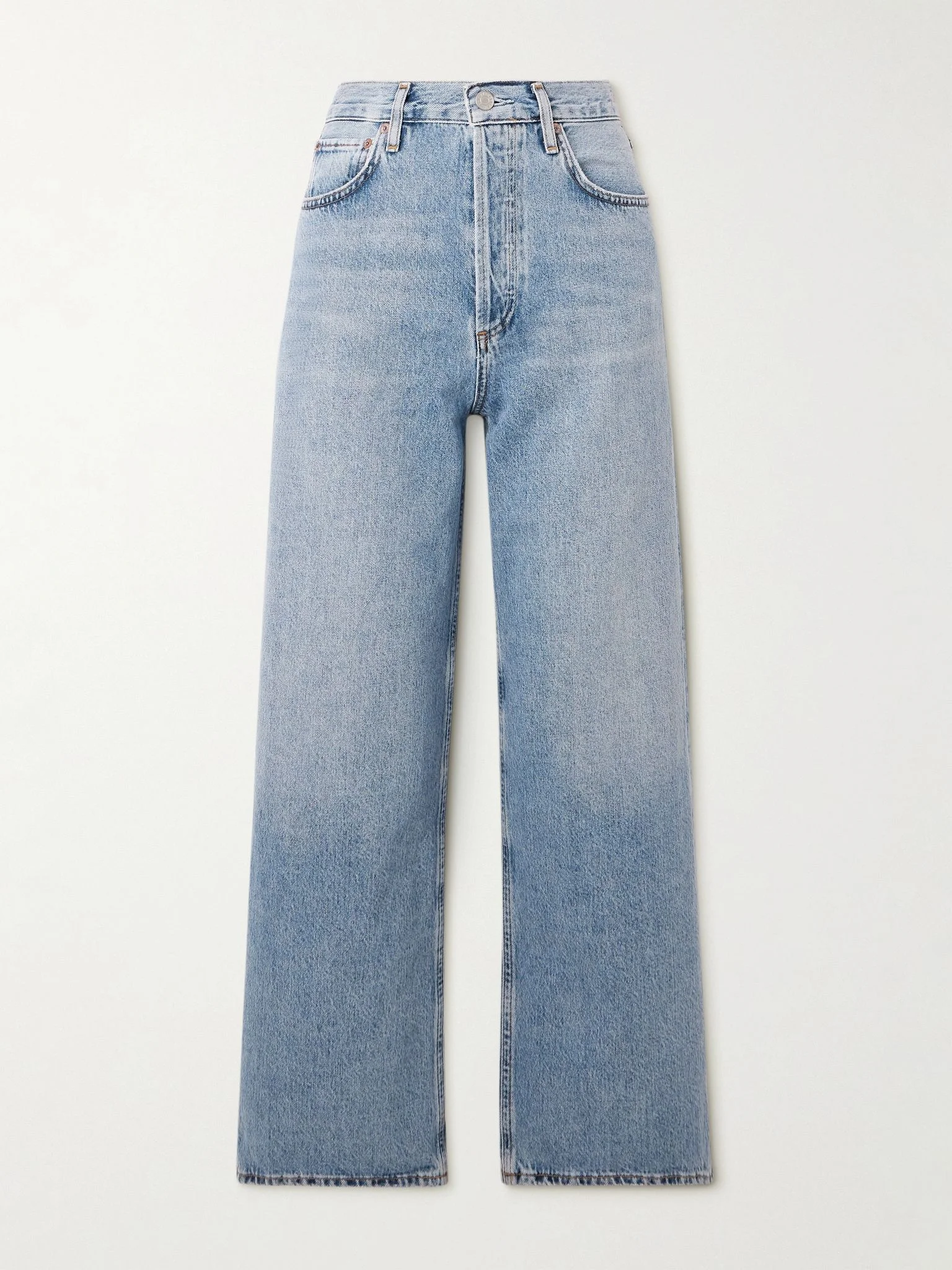 Ren high-rise wide-leg jeans Light denim - 1
