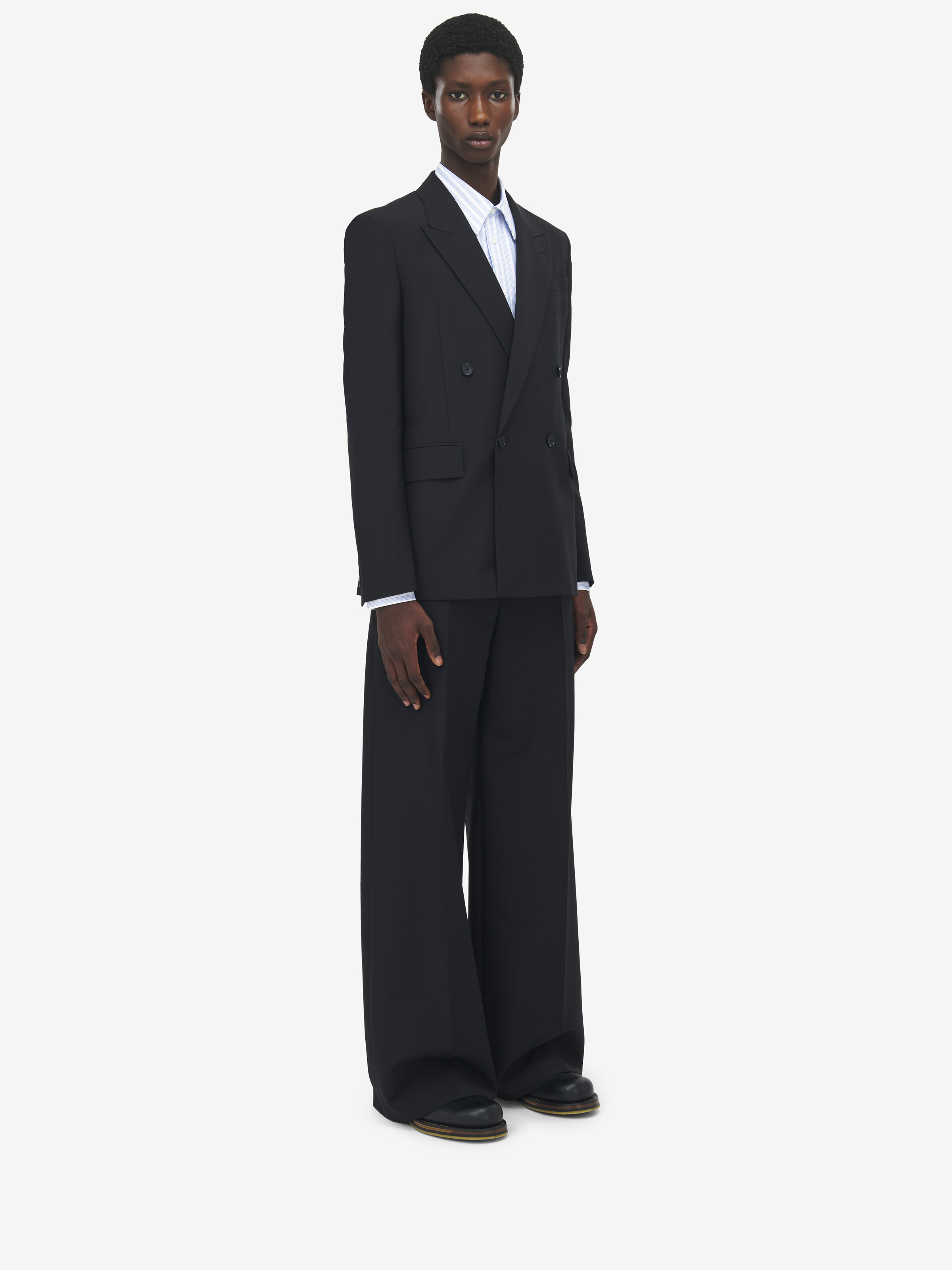 Double-Breasted Tailored Jacket - 4