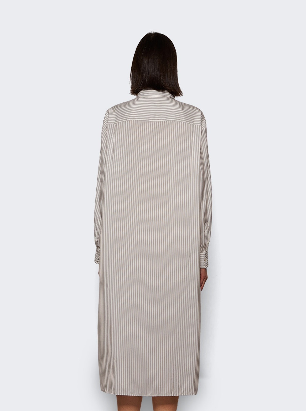 Chihiro Dress White And Grey - 4