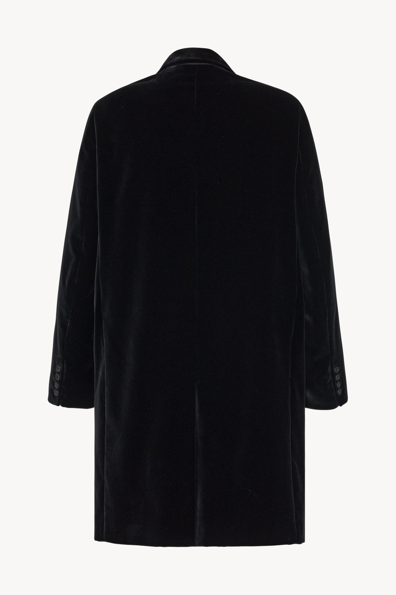 The Row Hugh Coat in Cotton and Silk outlook